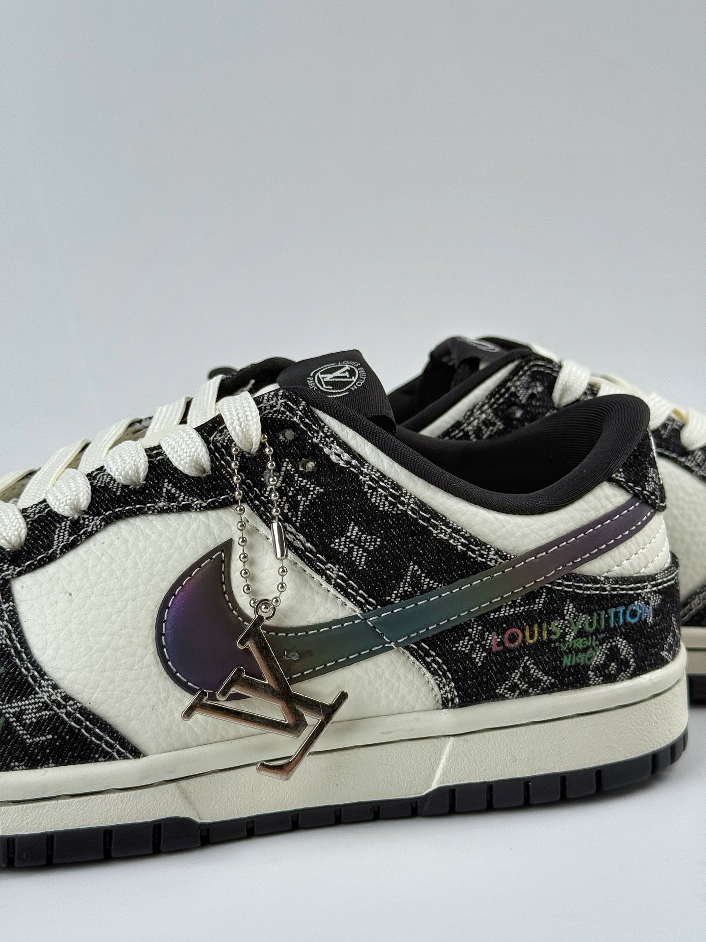 280 NIKE SB Dunk Low RETRO x Louis Vuitt黑白牛仔 SC0601-451