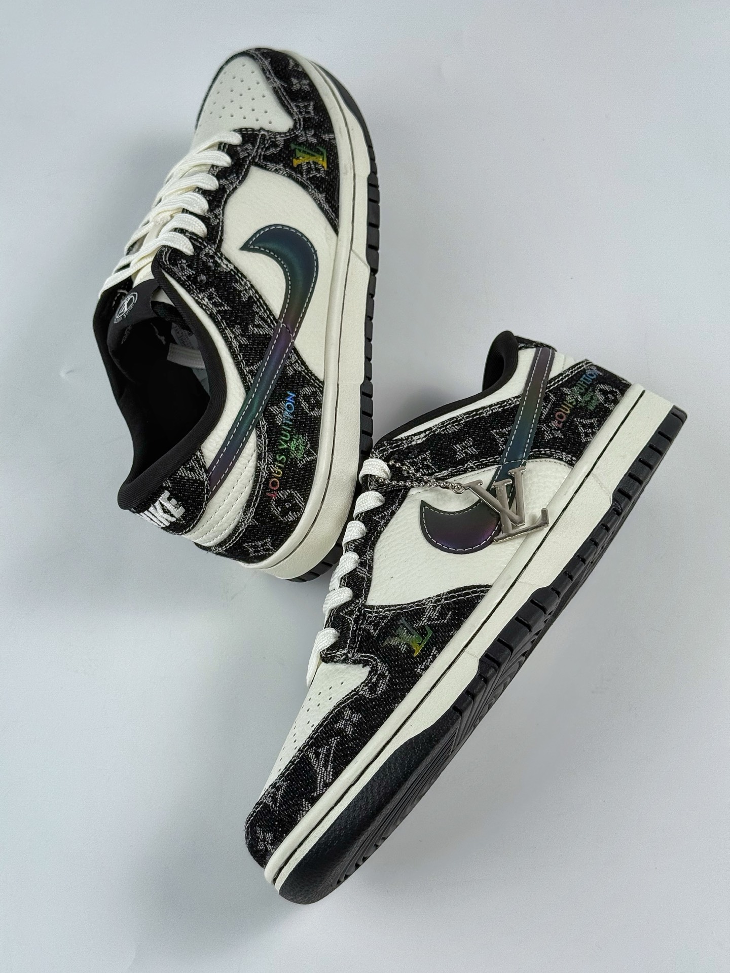 280 NIKE SB Dunk Low RETRO x Louis Vuitt黑白牛仔 SC0601-451