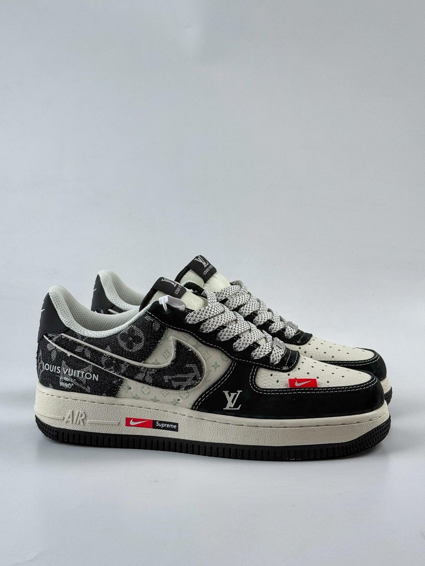 260 Nike Air Force 1 Low 07 x Louis Vuitt黑白满天星  MZ9588-805