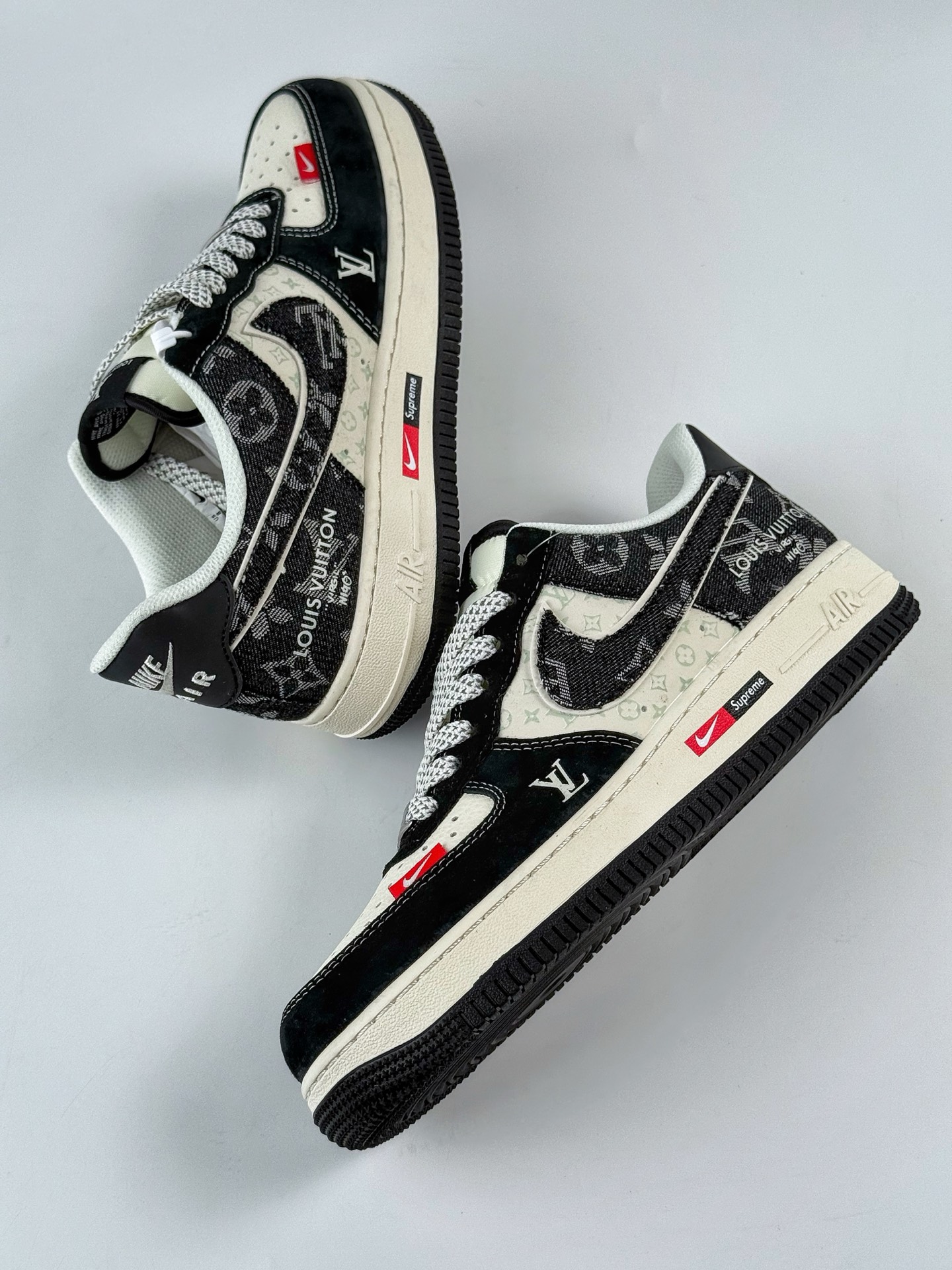 260 Nike Air Force 1 Low 07 x Louis Vuitt黑白满天星  MZ9588-805
