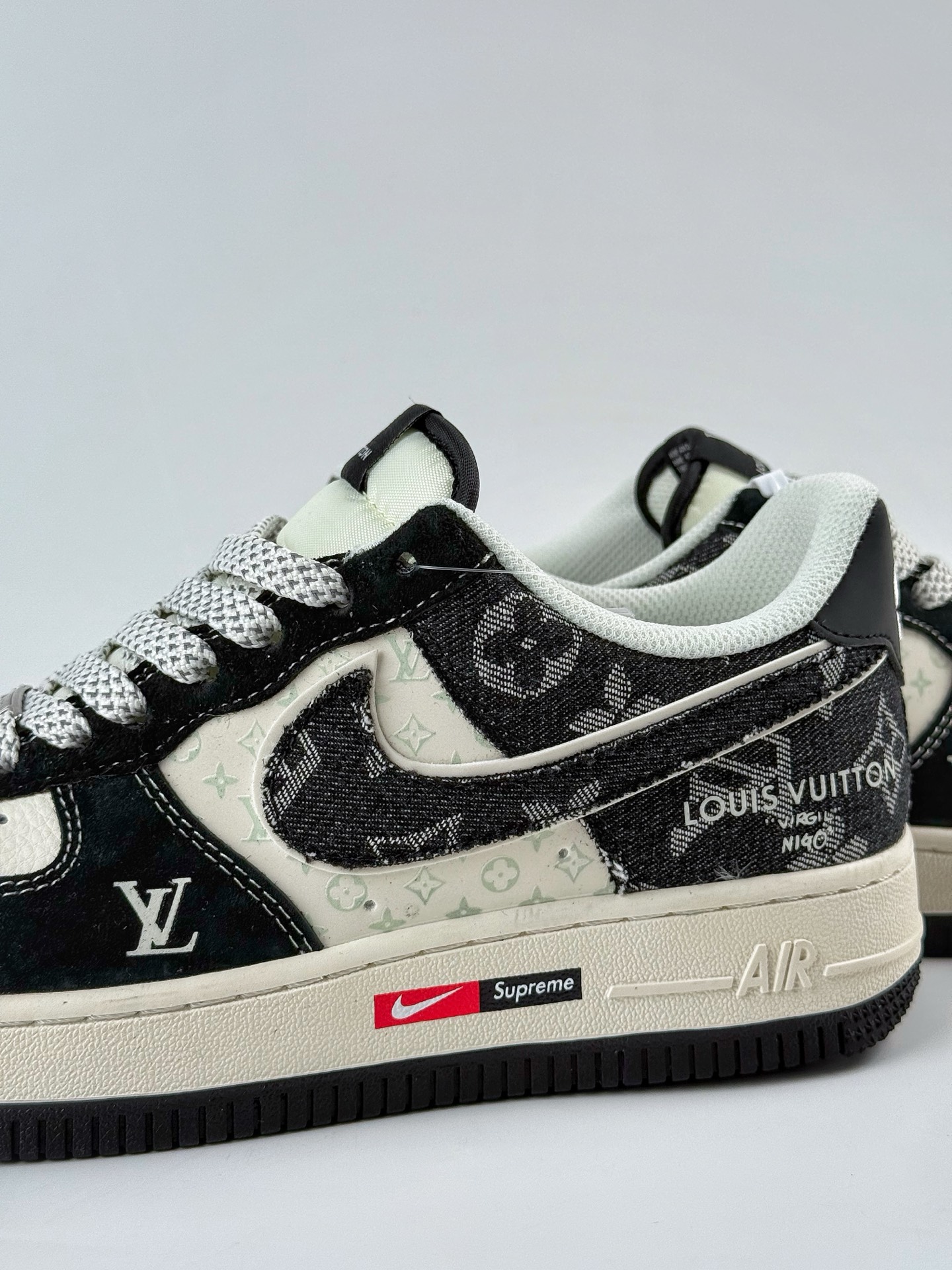 260 Nike Air Force 1 Low 07 x Louis Vuitt黑白满天星  MZ9588-805
