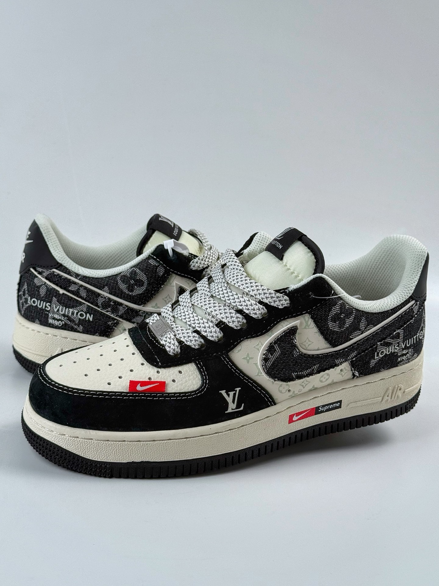 260 Nike Air Force 1 Low 07 x Louis Vuitt黑白满天星  MZ9588-805