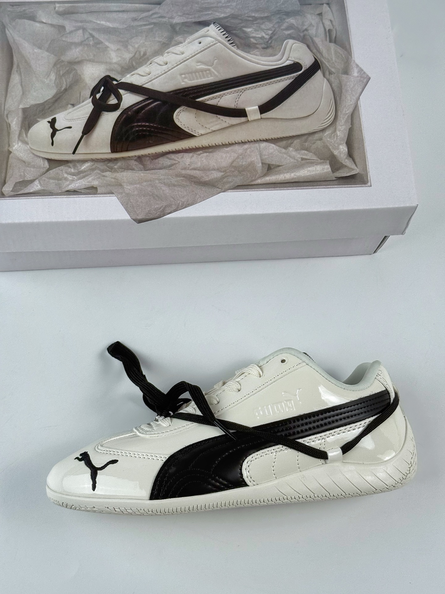 180 Rose x PUMA彪马 Speedcat 系列 联名款 赛车 德训双鞋带 绑带休闲运动低帮板鞋 404390-01