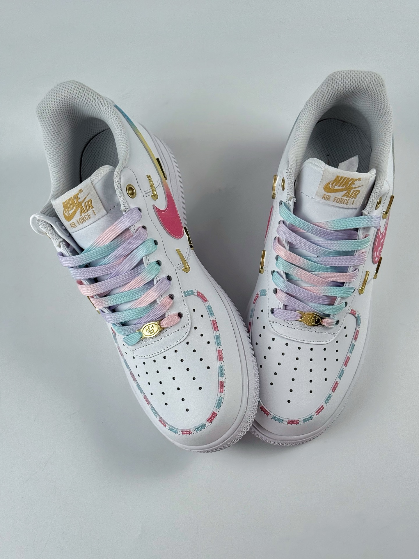 260 Nike Air Force 1 Low 07 彩虹蛋糕 白粉 ZH0316-115