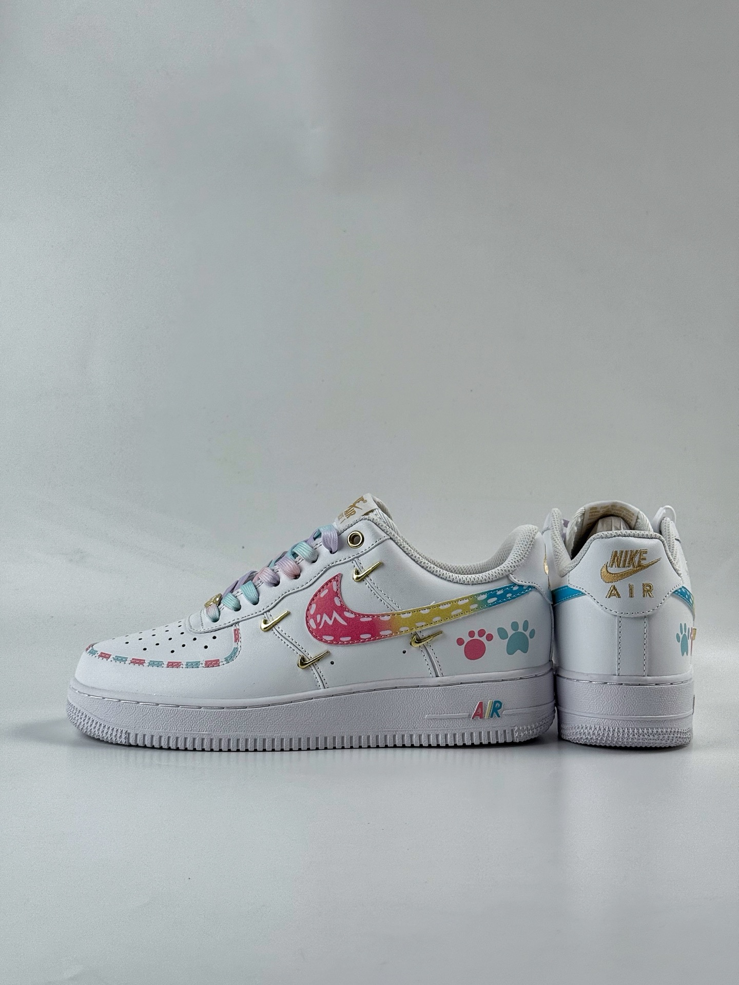 260 Nike Air Force 1 Low 07 彩虹蛋糕 白粉 ZH0316-115