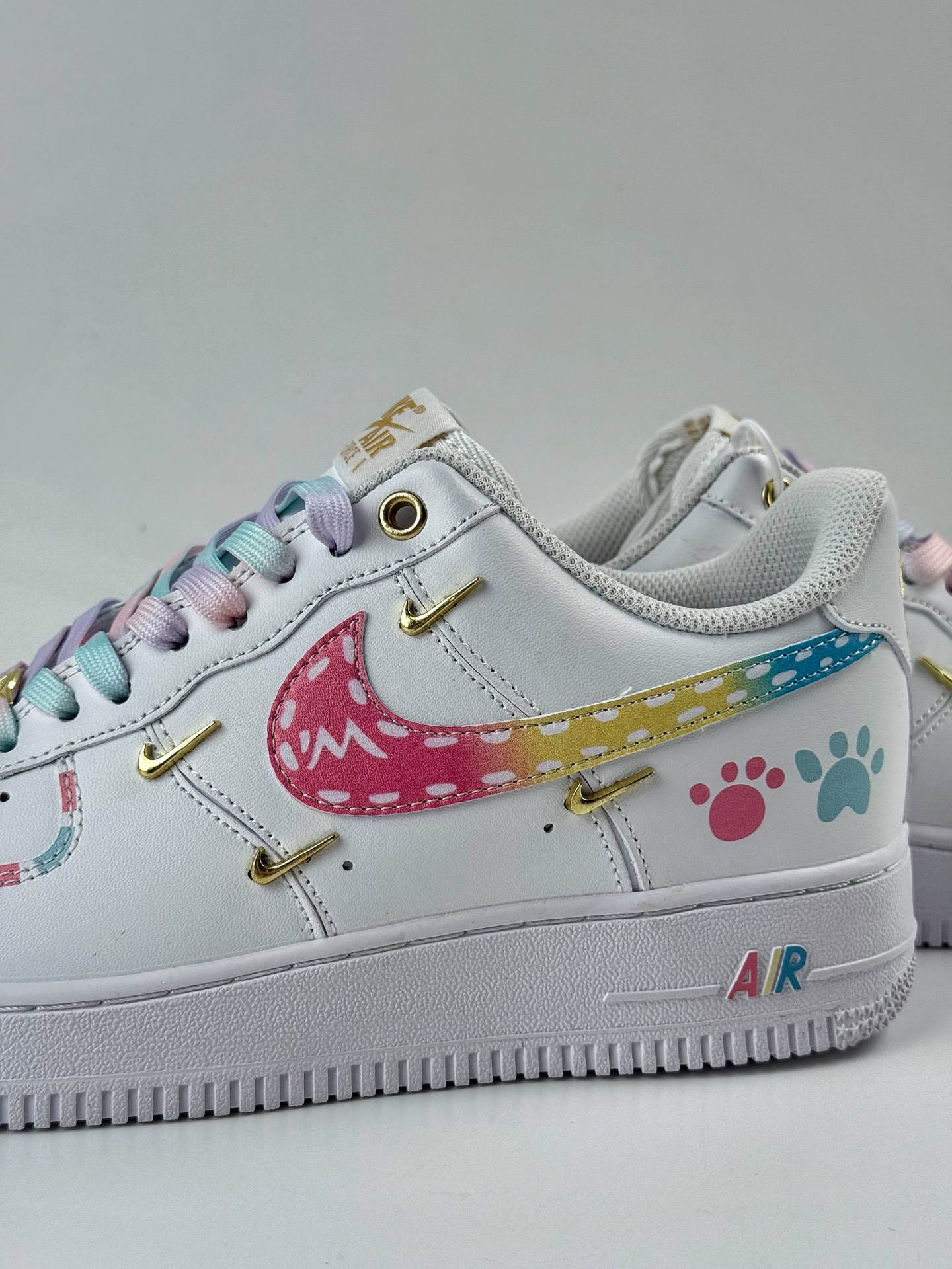 260 Nike Air Force 1 Low 07 彩虹蛋糕 白粉 ZH0316-115