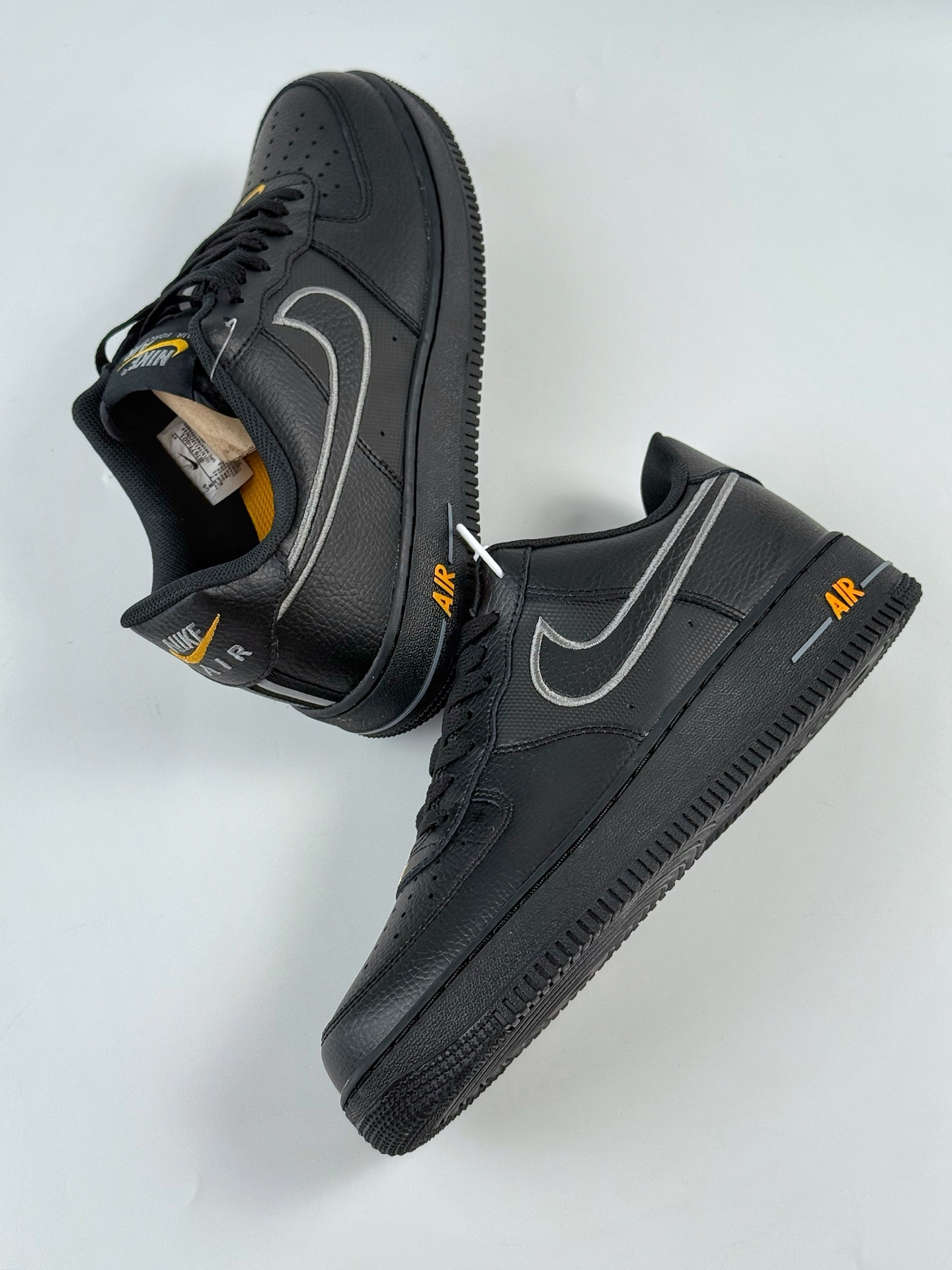 200 Nike Air Force 1 Low 07 黑黄 IB7677-001