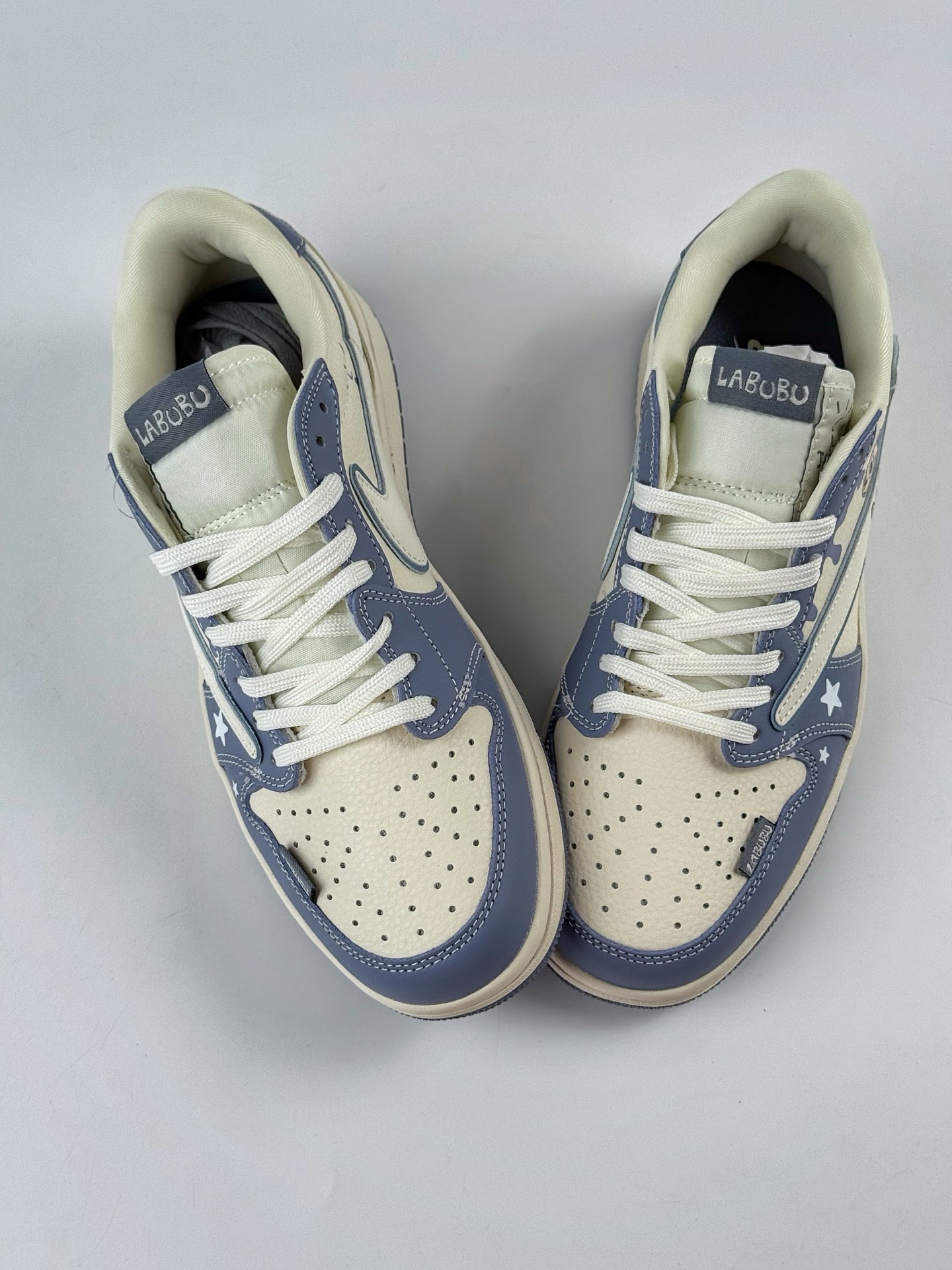 280 Travis Scott x Nike Air Jordan 1 Low x LABUBU Air Jordan 1 Low 反转蓝白倒钩 DZ5899-018