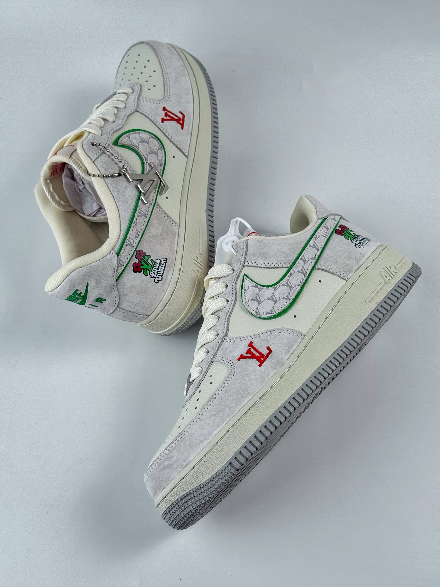 Nike Air Force 1 Low 07 x Louis Vuitton 灰白 YF9511-802