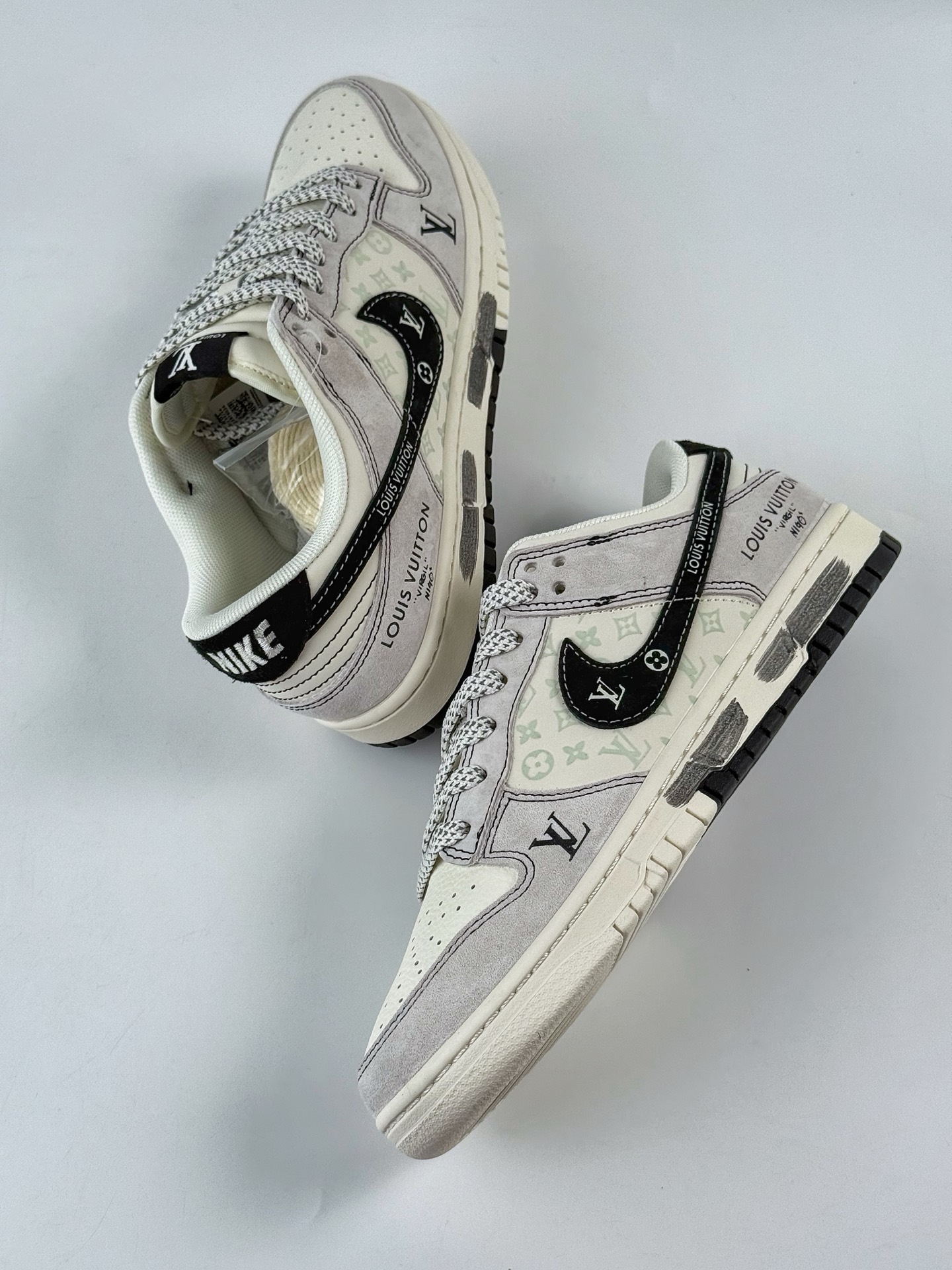 Nike SB Dunk Low x Louis Vuitton 灰白满天星 CX5050-Y01