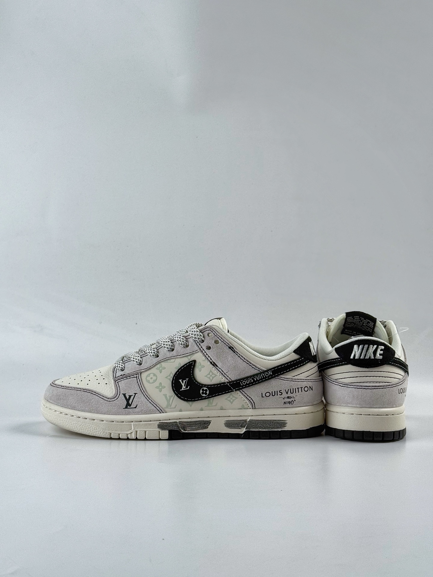 Nike SB Dunk Low x Louis Vuitton 灰白满天星 CX5050-Y01