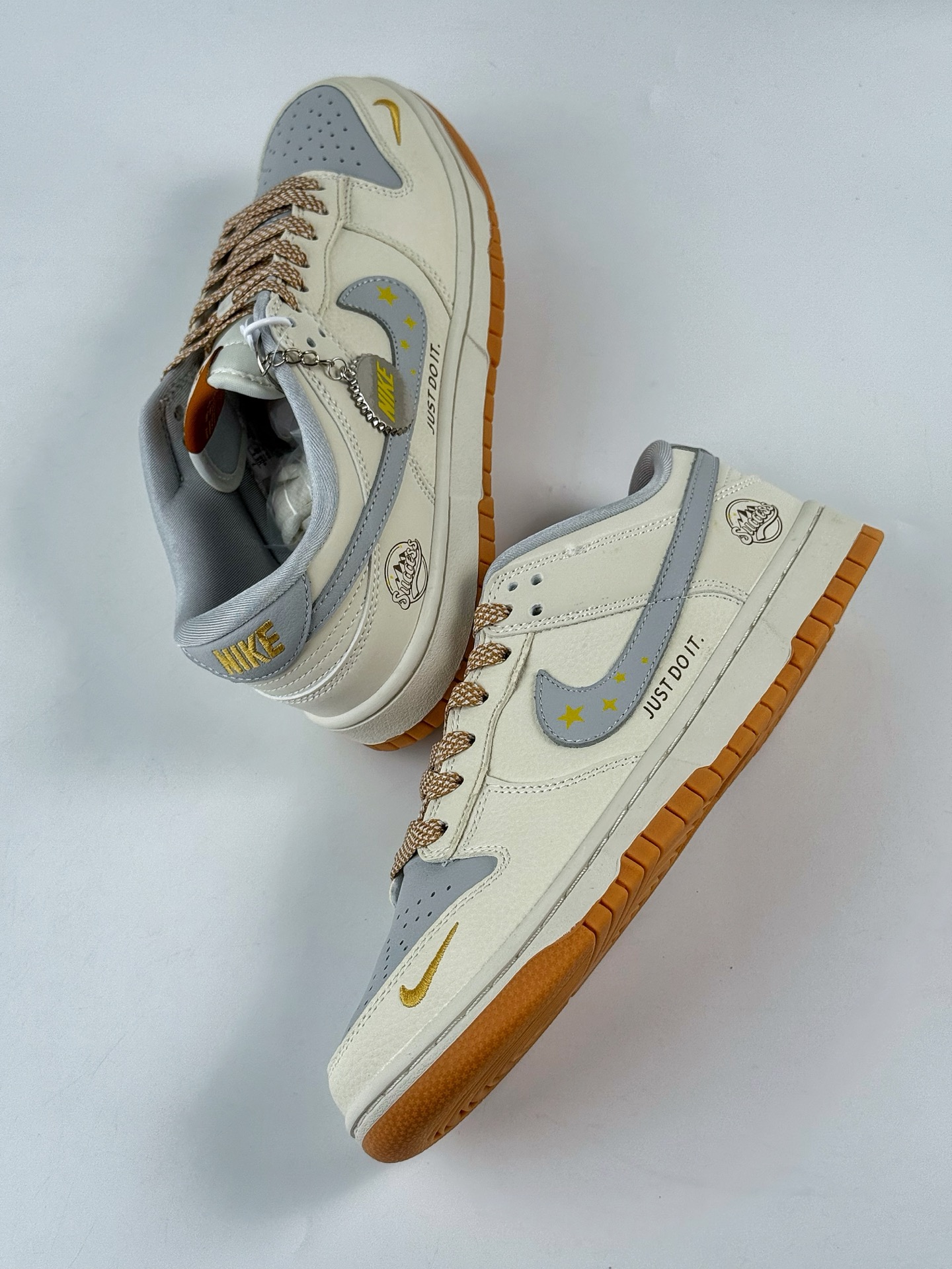 Nike SB Dunk Low x Just Do It 白灰小勾满天星 LW1818-122