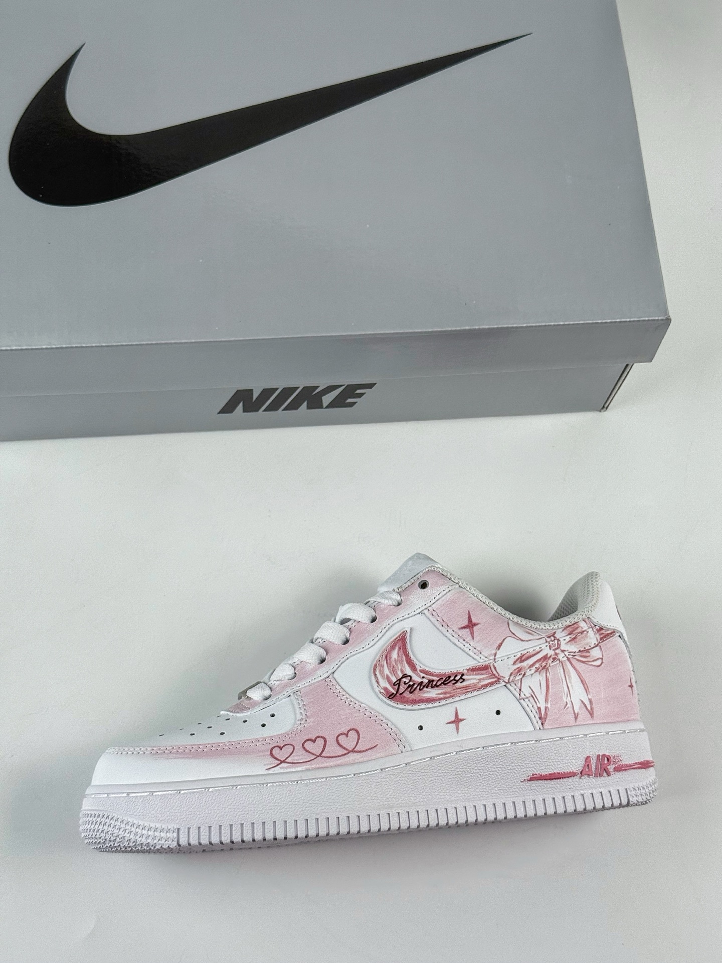 Nike Air Force 1 Low 07 蝴蝶结 青春可爱 白粉 ZH0316-116