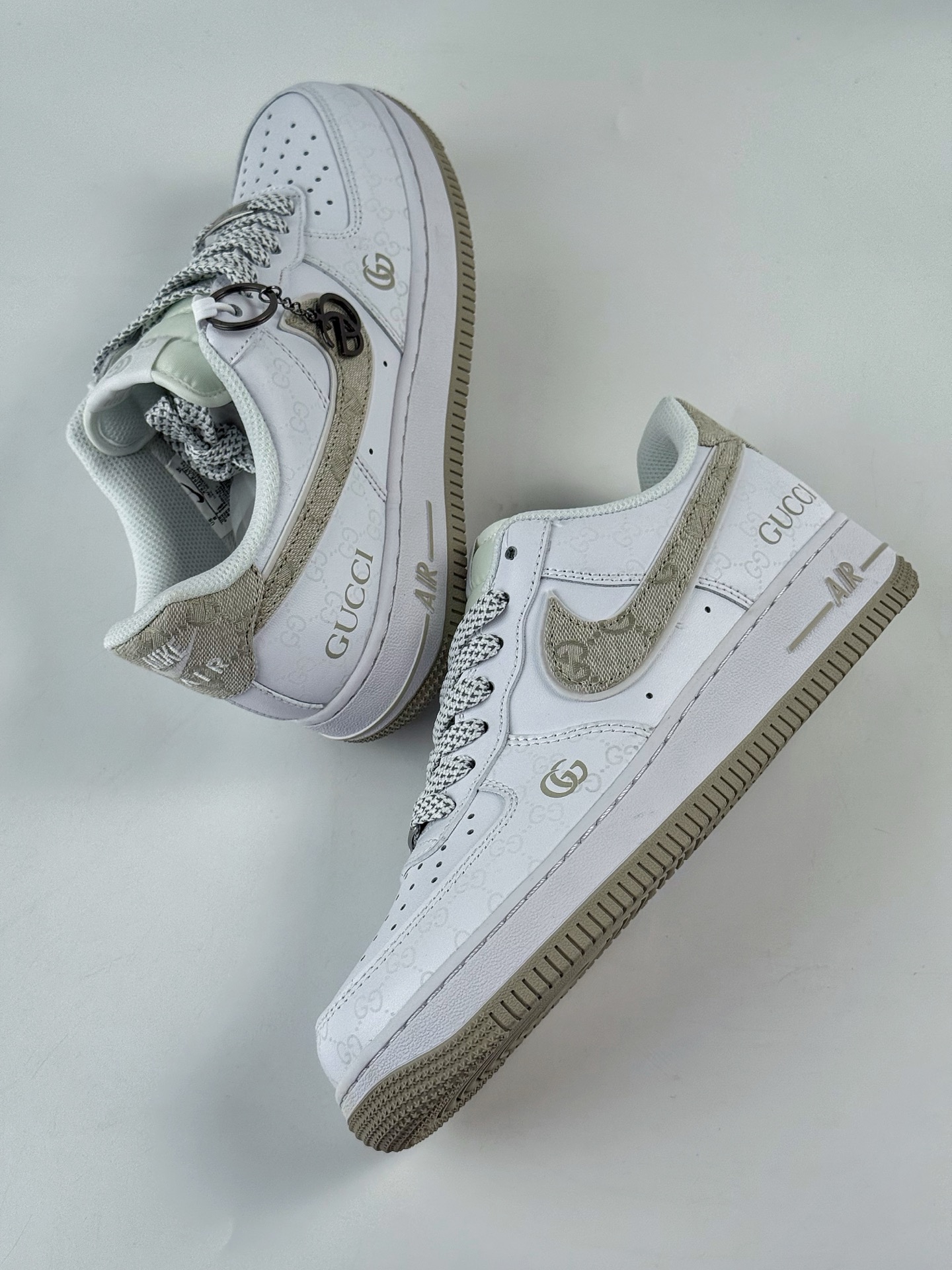 260 Nike Air Force 1 Low 07 x GUCCI 白棕满天星 XX3168-197