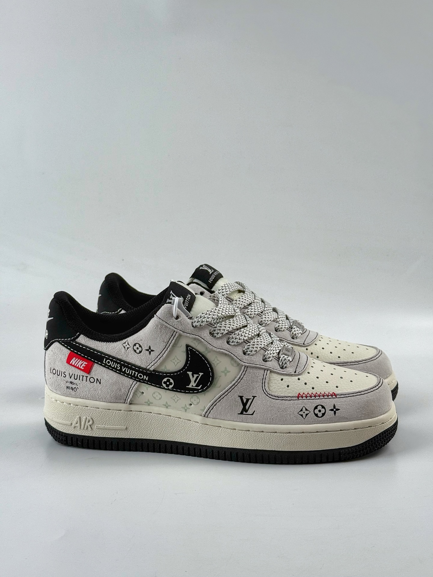 Nike Air Force 1 Low 07 x Louis Vuitton 灰白满天星 CX5050-Y23