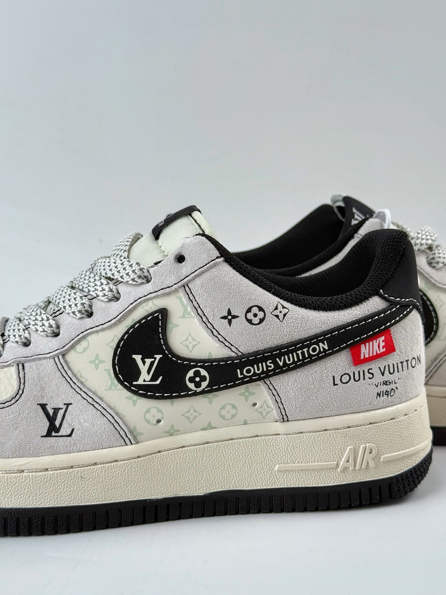 Nike Air Force 1 Low 07 x Louis Vuitton 灰白满天星 CX5050-Y23