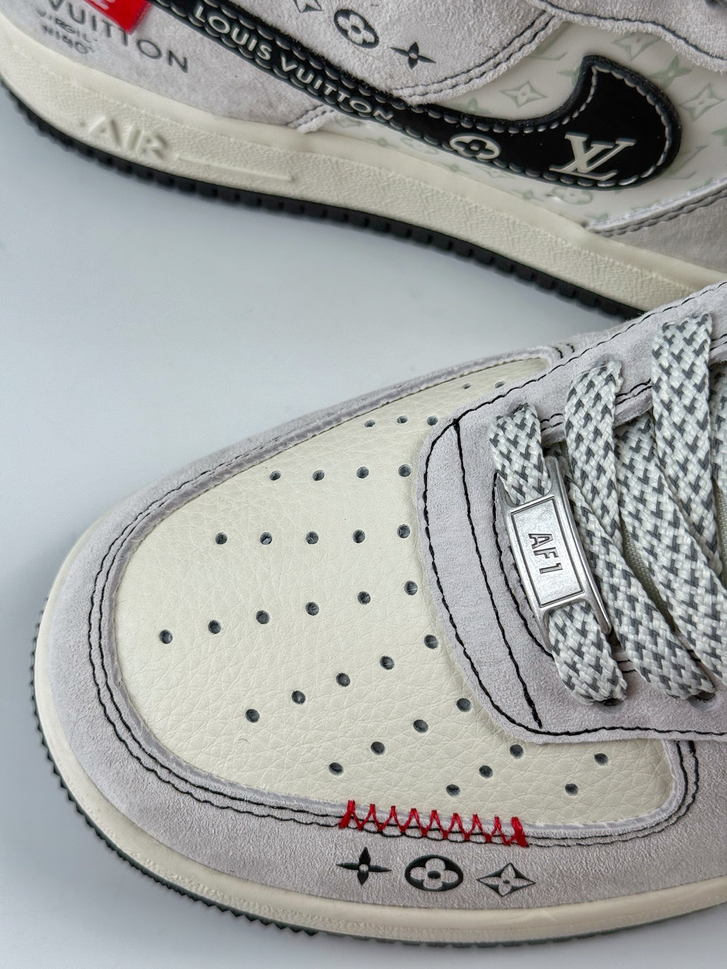 Nike Air Force 1 Low 07 x Louis Vuitton 灰白满天星 CX5050-Y23