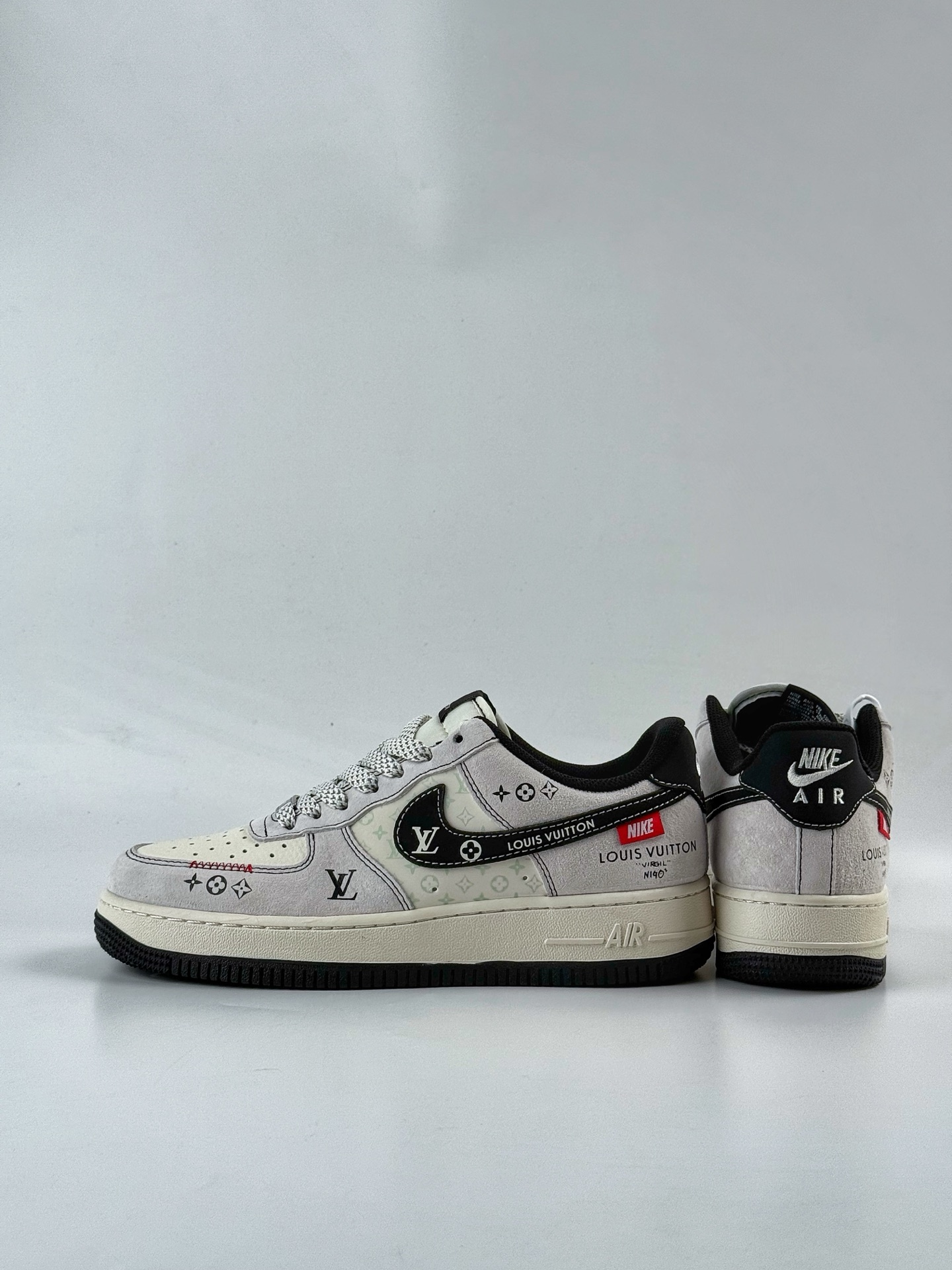 Nike Air Force 1 Low 07 x Louis Vuitton 灰白满天星 CX5050-Y23