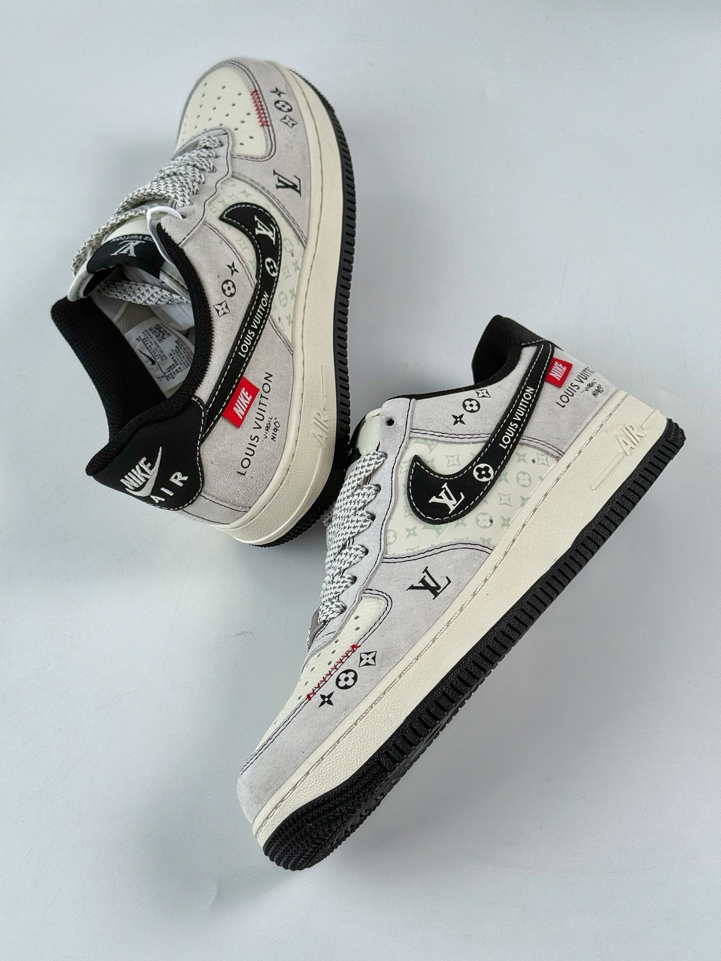 Nike Air Force 1 Low 07 x Louis Vuitton 灰白满天星 CX5050-Y23