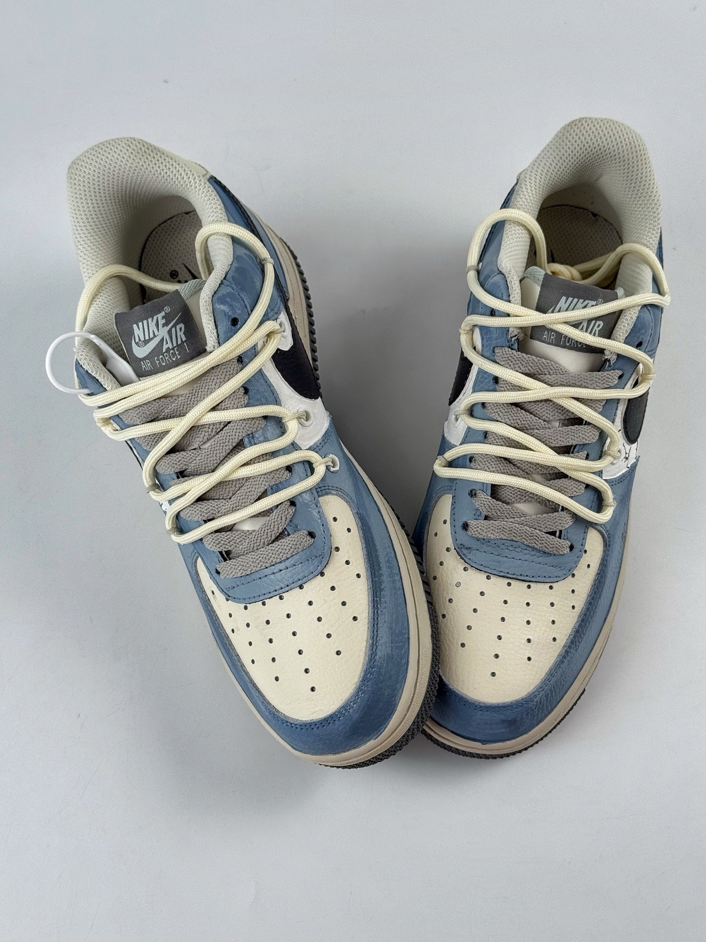 Nike Air Force 1 Low 07 蓝白涂鸦绑带 KS6896-555