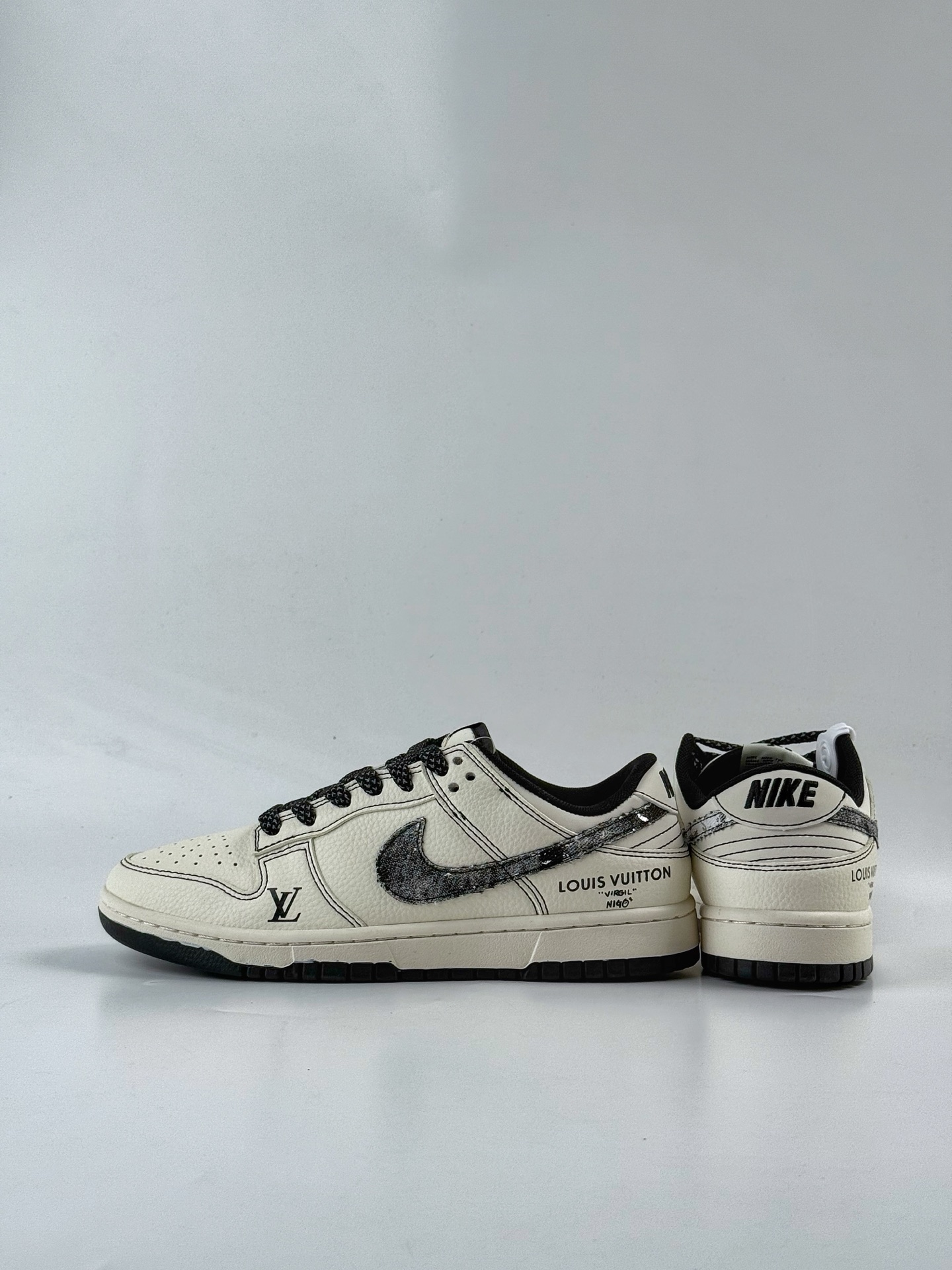 Nike SB Dunk Low x Louis Vuitton 白黑满天星 JP1628-027