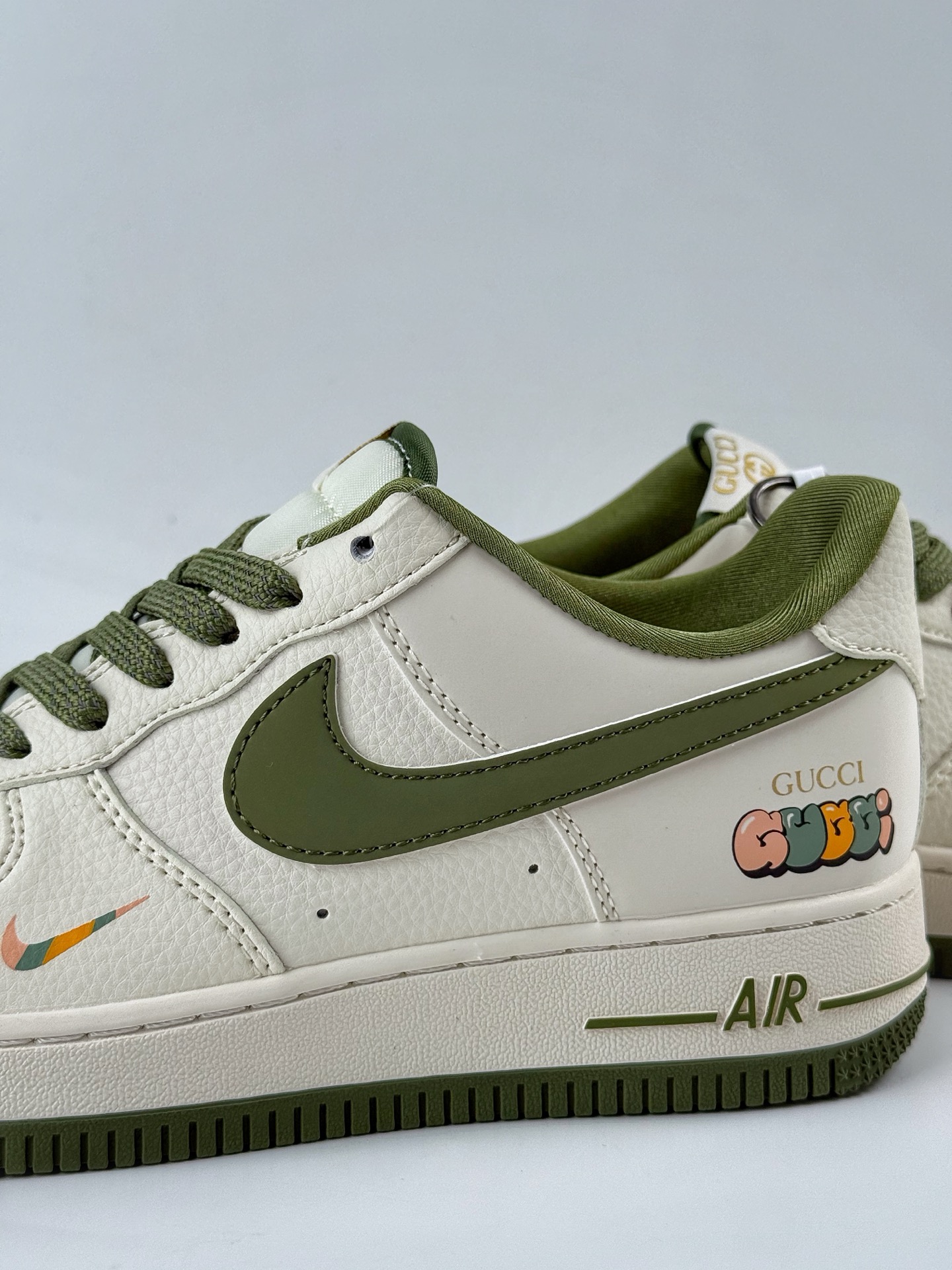 Nike Air Force 1 Low 07 x GUCCI 白绿小勾满天星 XX3168-211