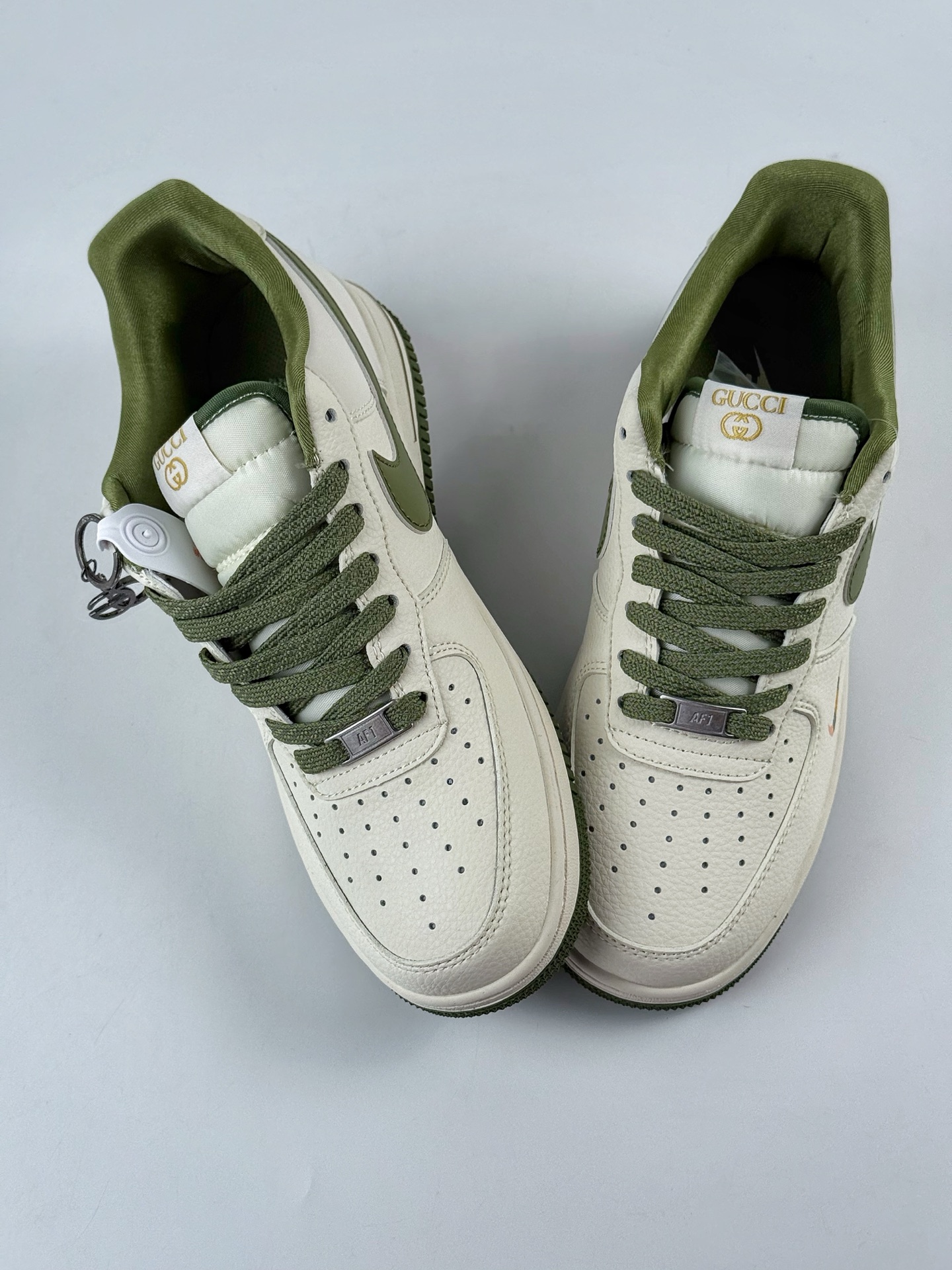 Nike Air Force 1 Low 07 x GUCCI 白绿小勾满天星 XX3168-211