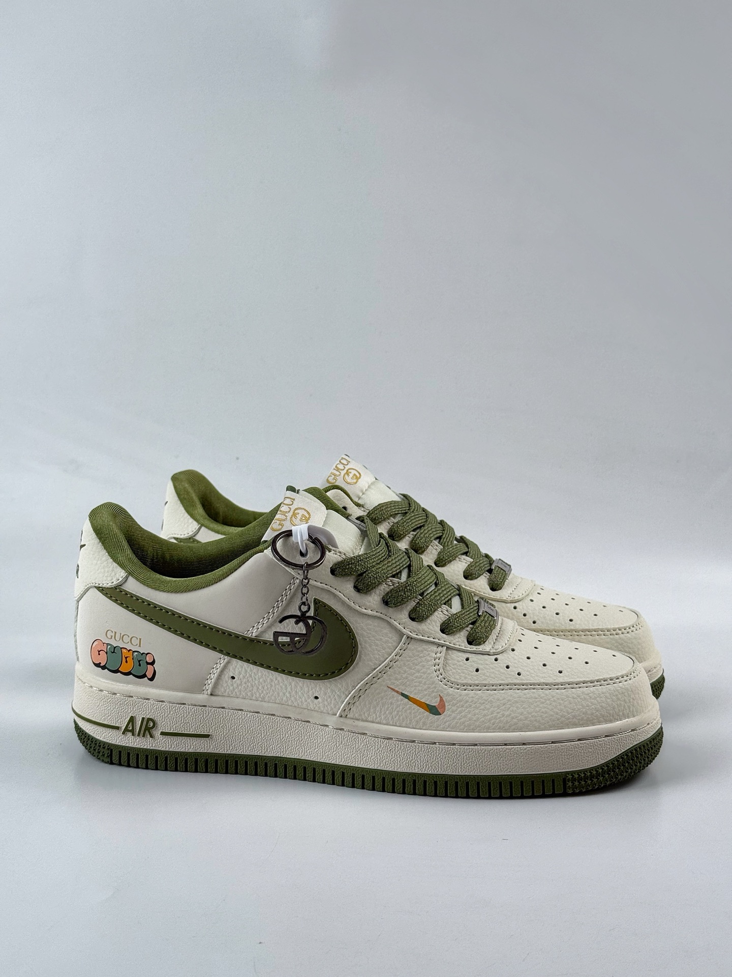 Nike Air Force 1 Low 07 x GUCCI 白绿小勾满天星 XX3168-211