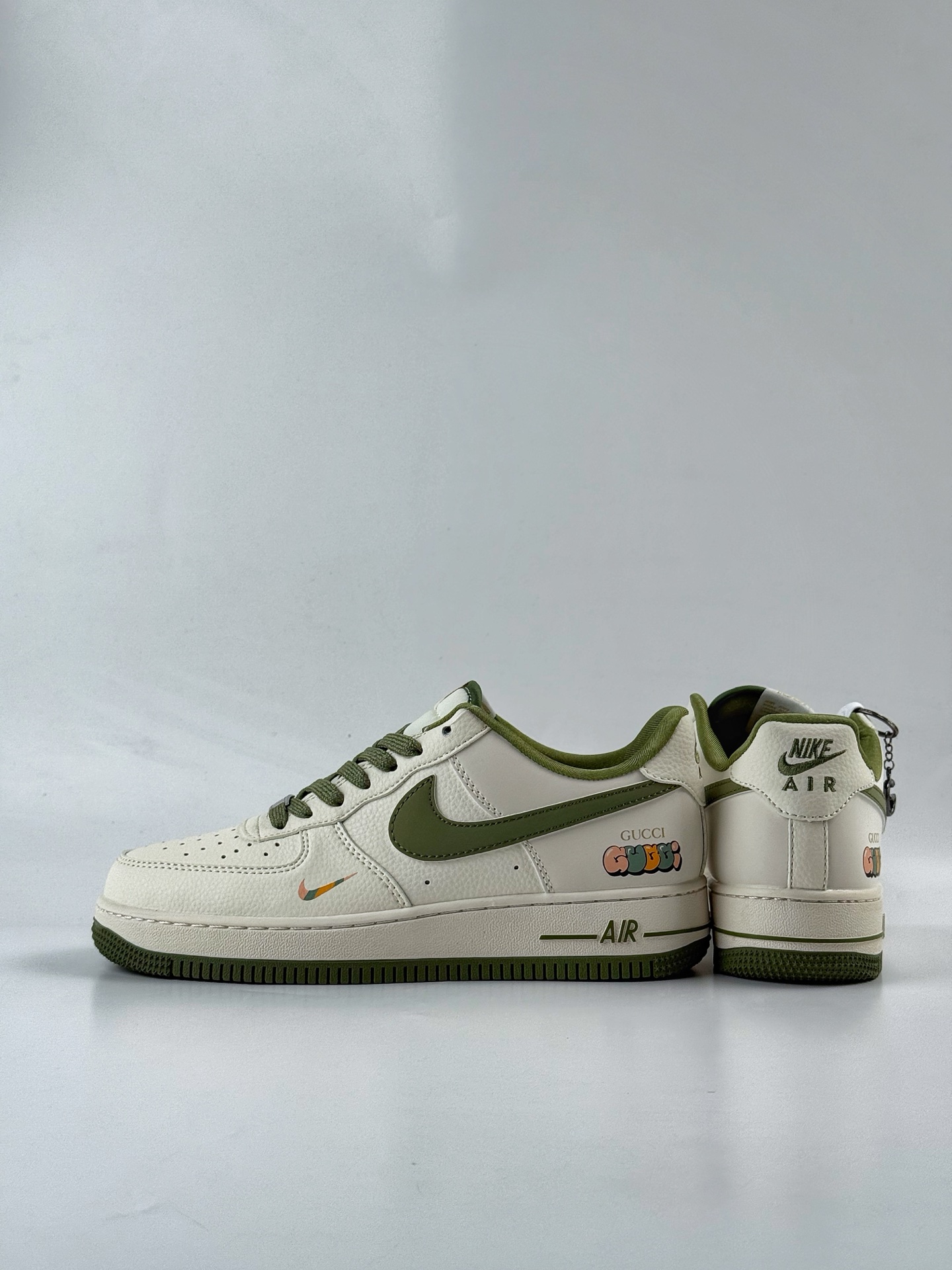 Nike Air Force 1 Low 07 x GUCCI 白绿小勾满天星 XX3168-211
