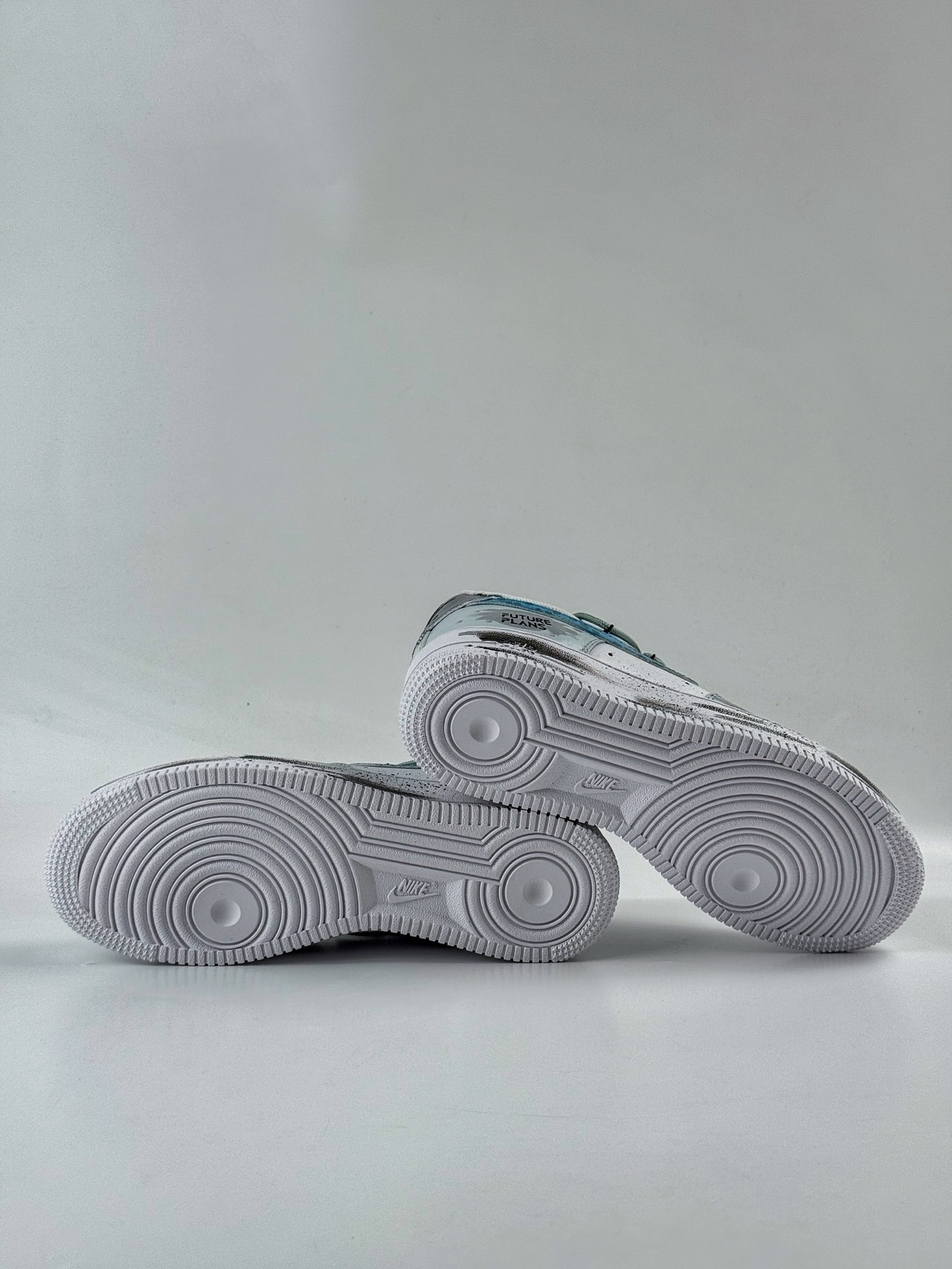 Nike Air Force 1 Low 07 皮革 蝶化 灰白蓝 LJ8822-202