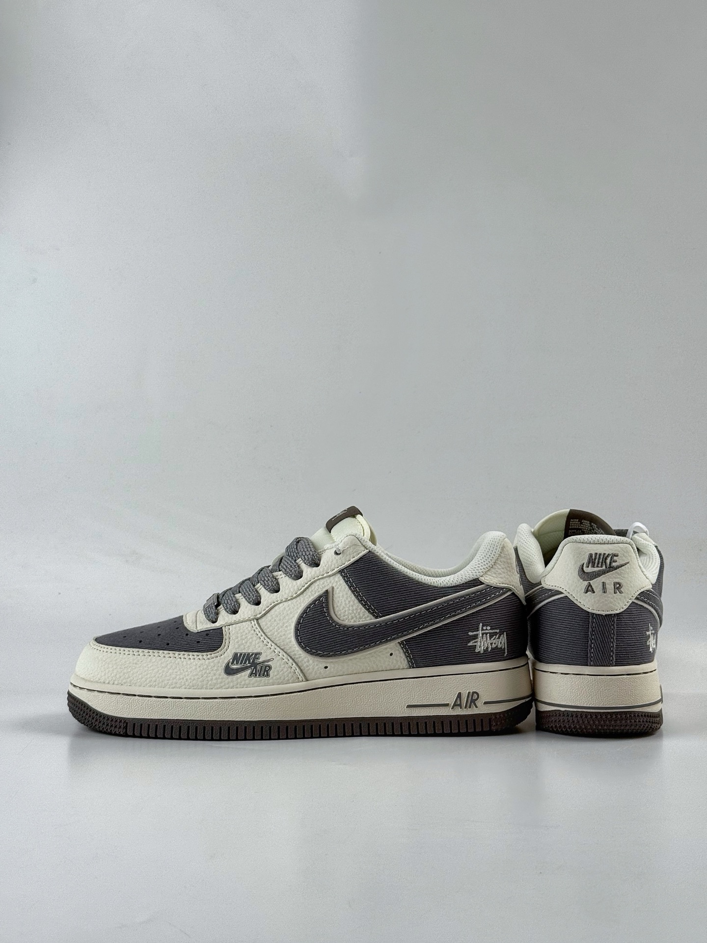 Nike Air Force 1 Low 07 x Stussy 白灰小勾满天星 JP8028-011