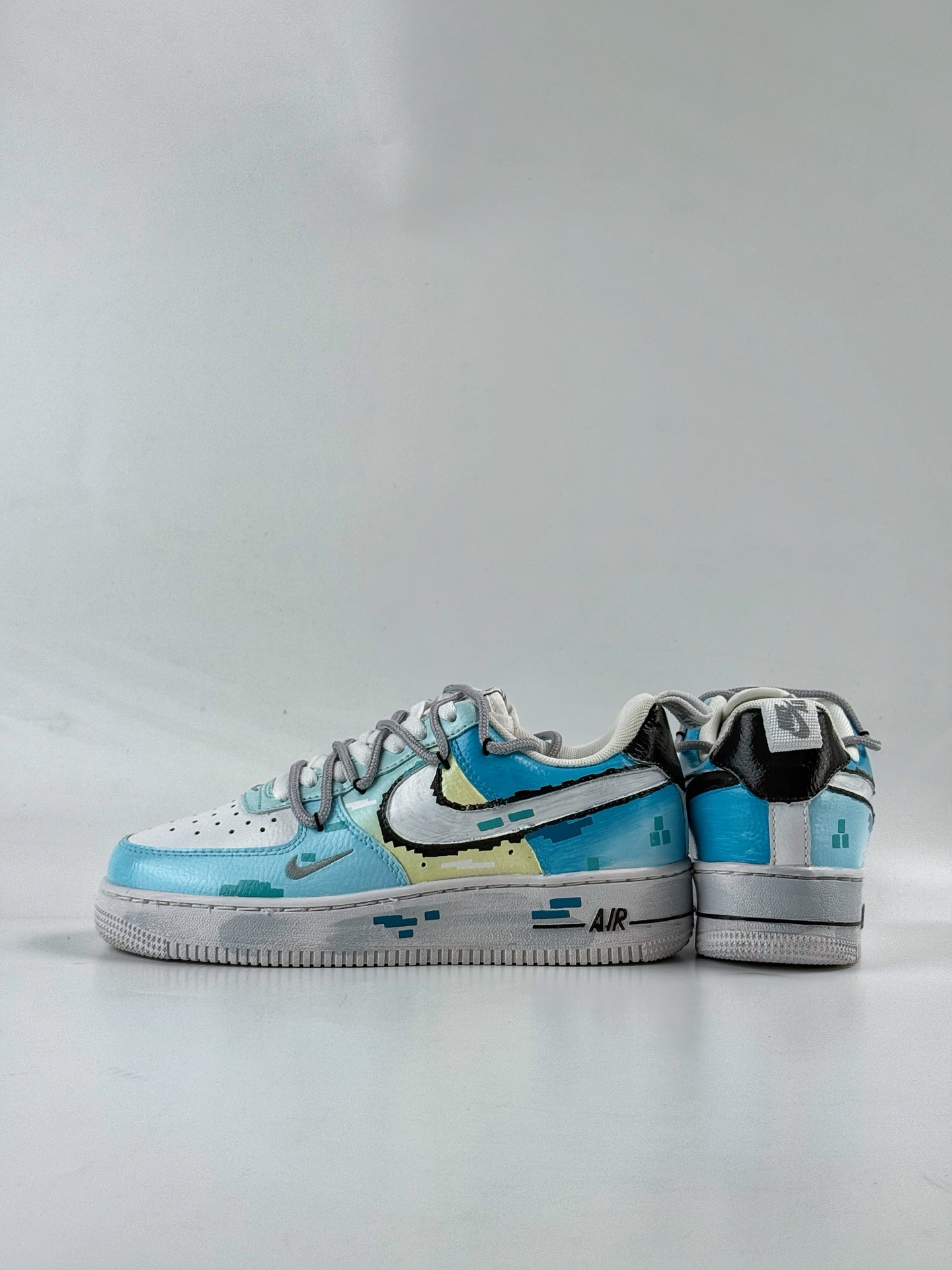 Nike Air Force 1 Low 07 星辉雪影 冰雪 雪花 涂鸦 蓝白 FB8917-300