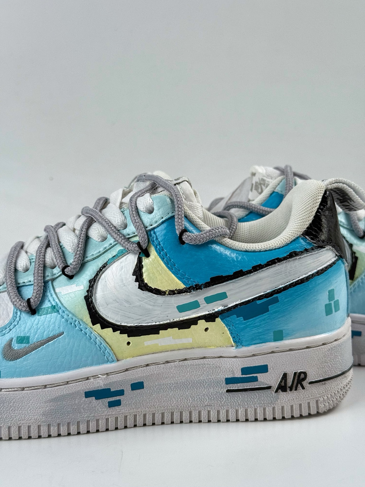 Nike Air Force 1 Low 07 星辉雪影 冰雪 雪花 涂鸦 蓝白 FB8917-300