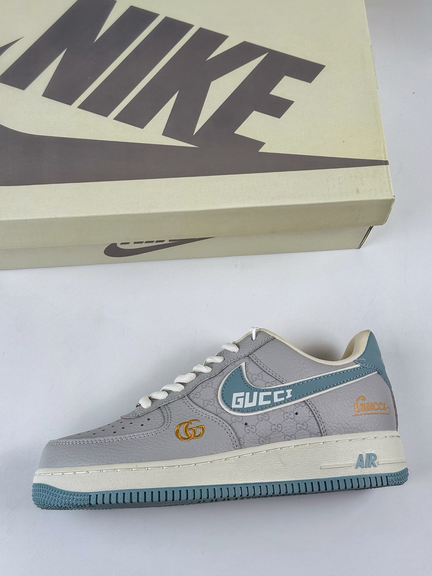 Nike Air Force 1 Low 07 x GUCCI 灰蓝 YF9511-800