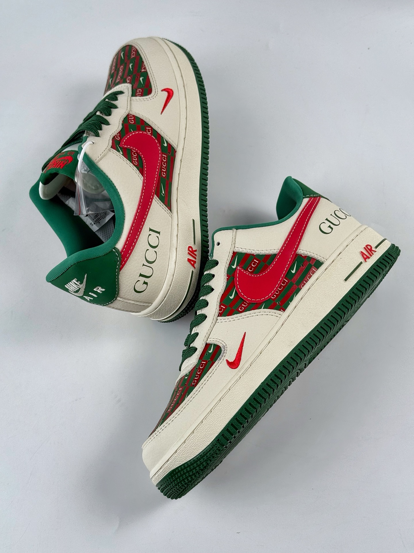 Nike Air Force 1 Low 07 x GUCCI 白绿红小勾 DD1982-312