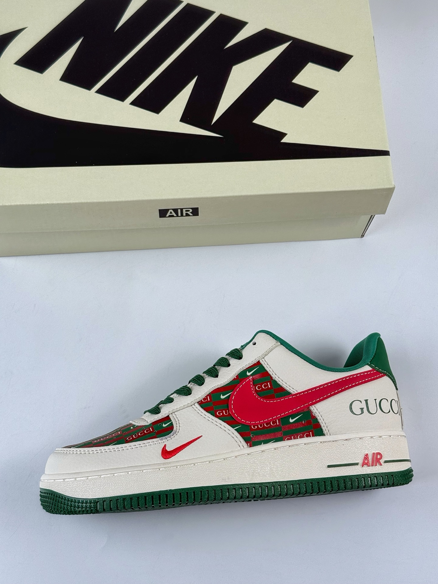 Nike Air Force 1 Low 07 x GUCCI 白绿红小勾 DD1982-312