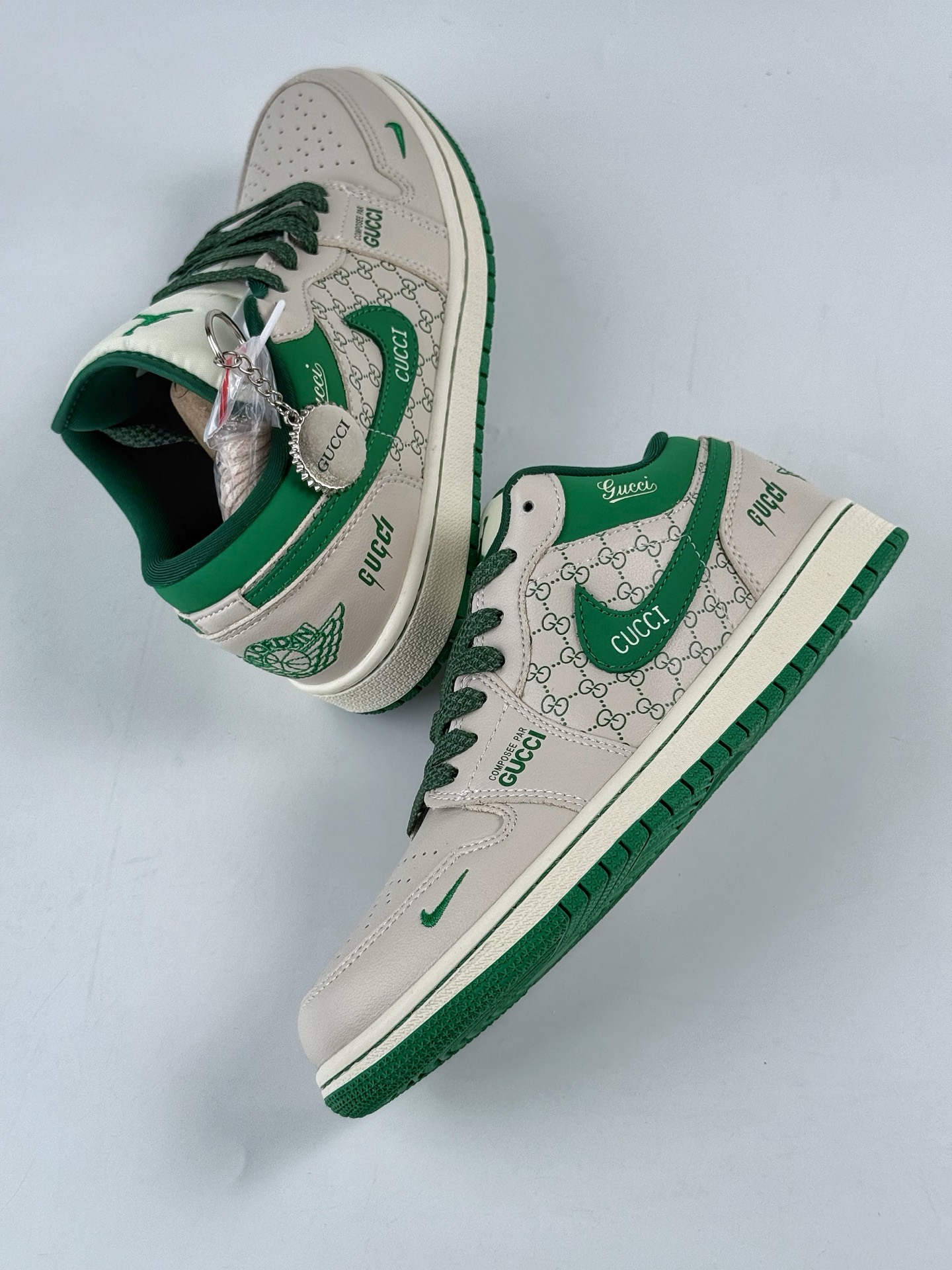 280 Nike Jordan Air Jordan 1 x GUCCI 米绿小勾满天星 QD1988-001