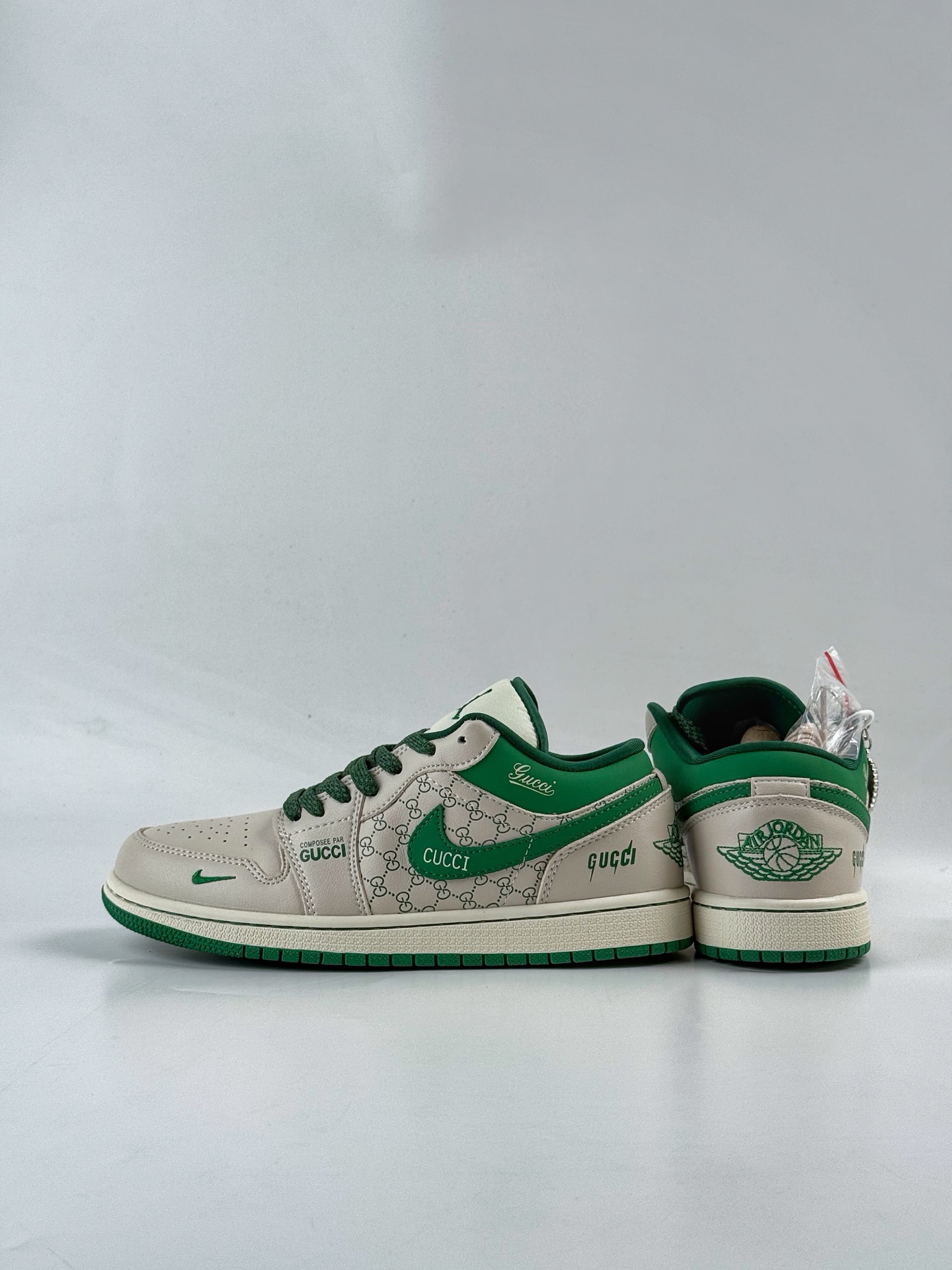 280 Nike Jordan Air Jordan 1 x GUCCI 米绿小勾满天星 QD1988-001