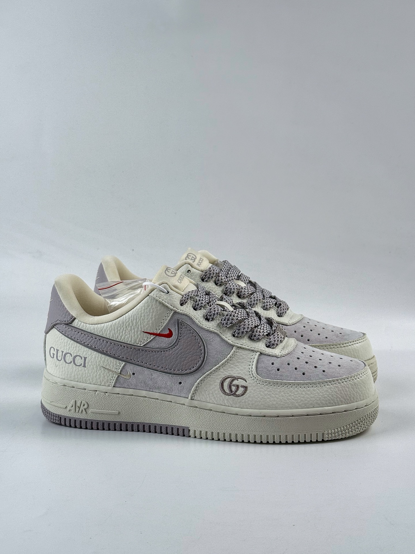 260 Nike Air Force 1 Low 07 x GUCCI 白灰双小勾满天星 YF9511-807