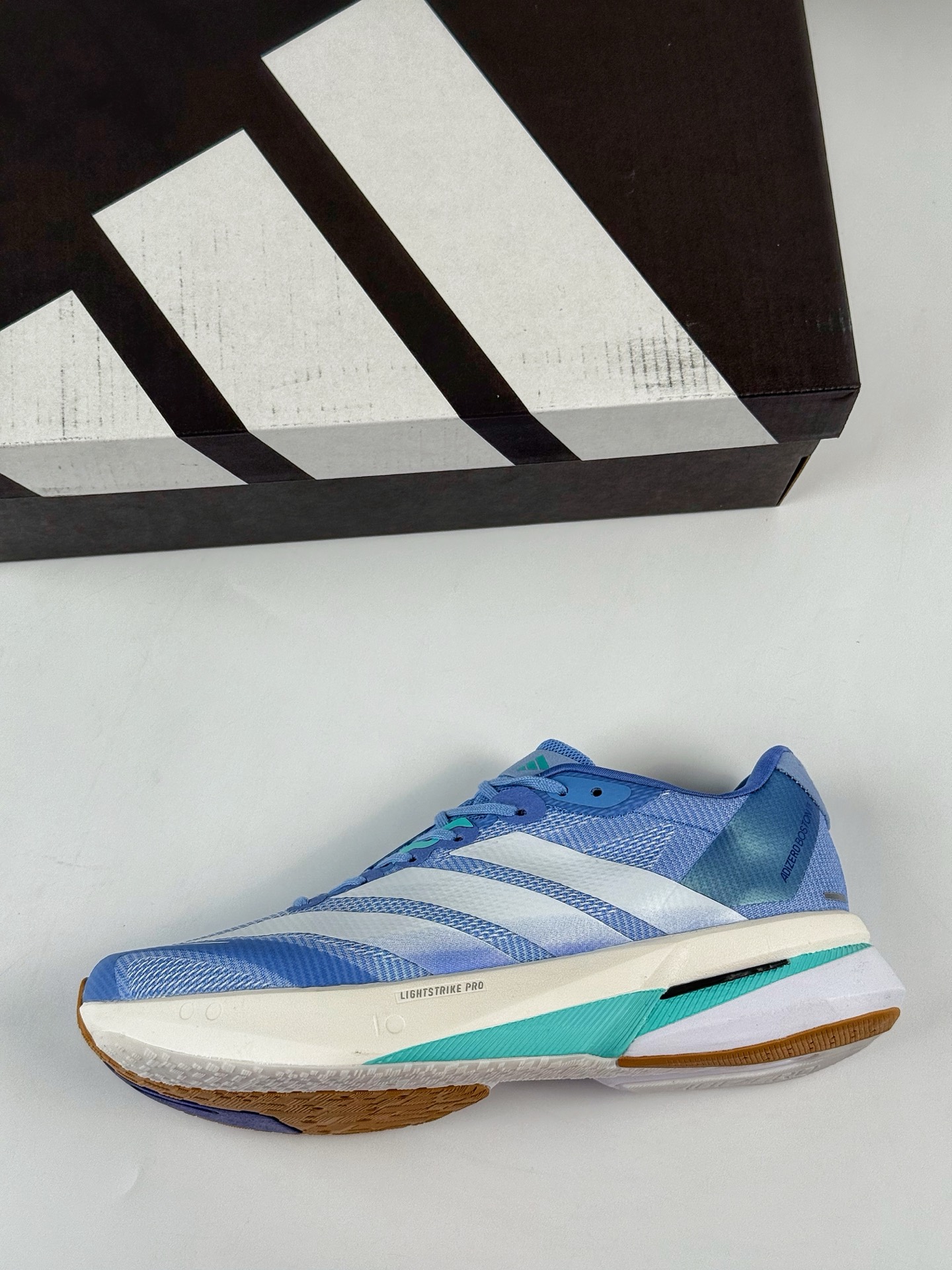 200 Adidas Adizero Boston 13 轻盈跑鞋 超轻发泡底 缓震透气跑步鞋 JS4956
