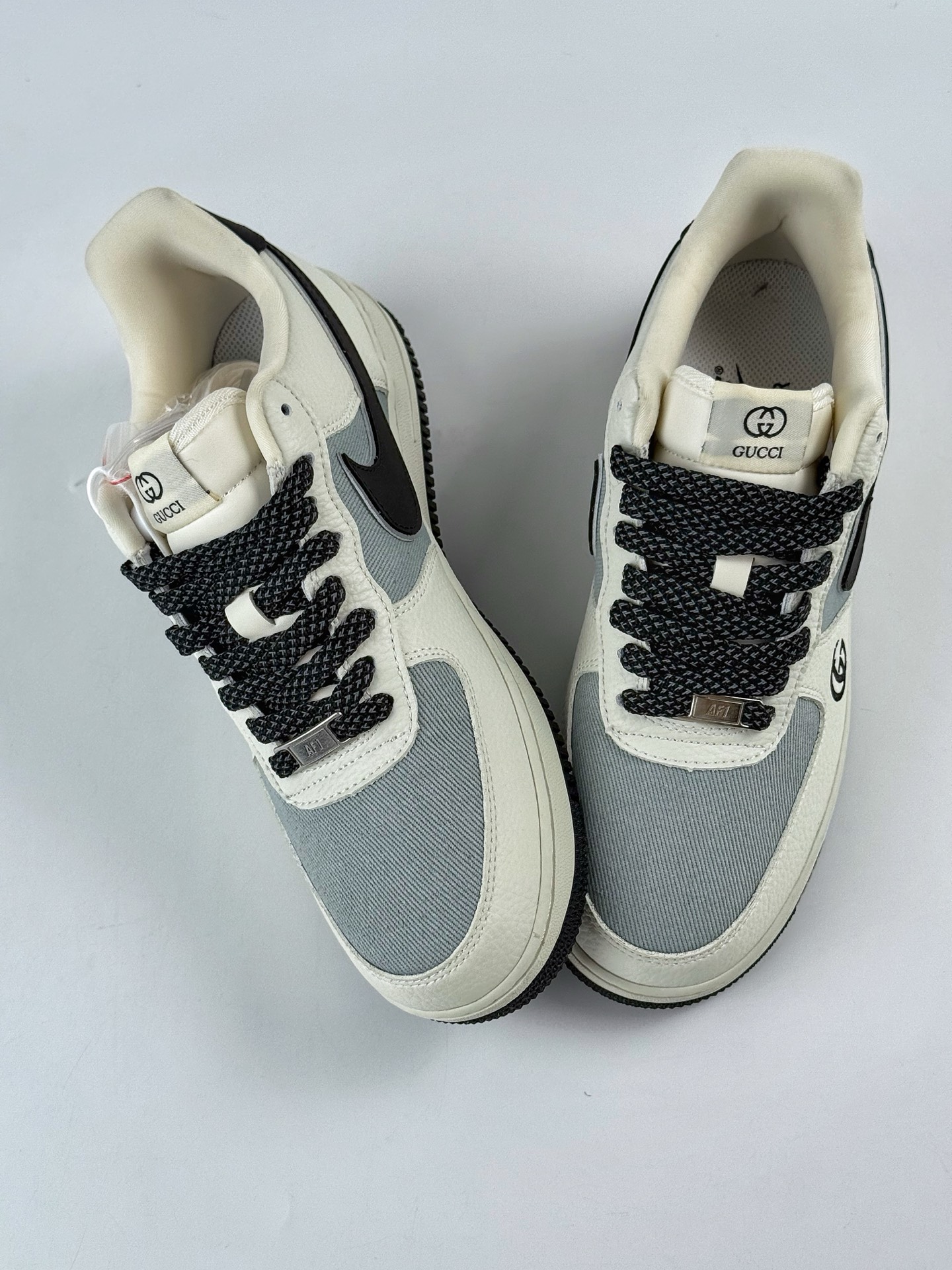 260 Nike Air Force 1 Low 07 x GUCCI 白灰双小勾满天星 YF9511-808-Chinese UA Cheap High Quatity Brand Clothes Bags handbags Sneakers wholesale wholesaler seller from China Factory suppliers Fashion Clothing Shoes best Quality Beautiful Price 260 Nike Air Force 1 Low 07 x GUCCI 白灰双小勾满天星 YF9511-808