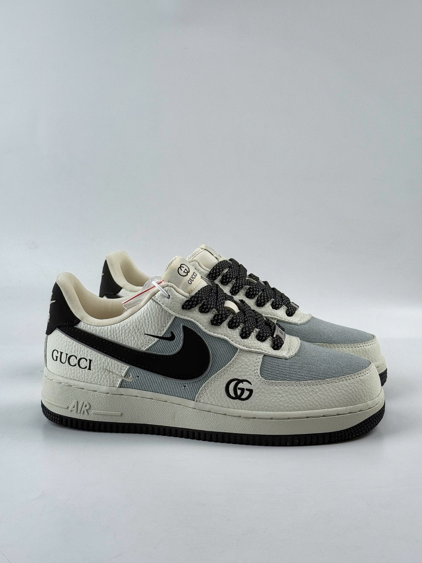 260 Nike Air Force 1 Low 07 x GUCCI 白灰双小勾满天星 YF9511-808-Chinese UA Cheap High Quatity Brand Clothes Bags handbags Sneakers wholesale wholesaler seller from China Factory suppliers Fashion Clothing Shoes best Quality Beautiful Price 260 Nike Air Force 1 Low 07 x GUCCI 白灰双小勾满天星 YF9511-808