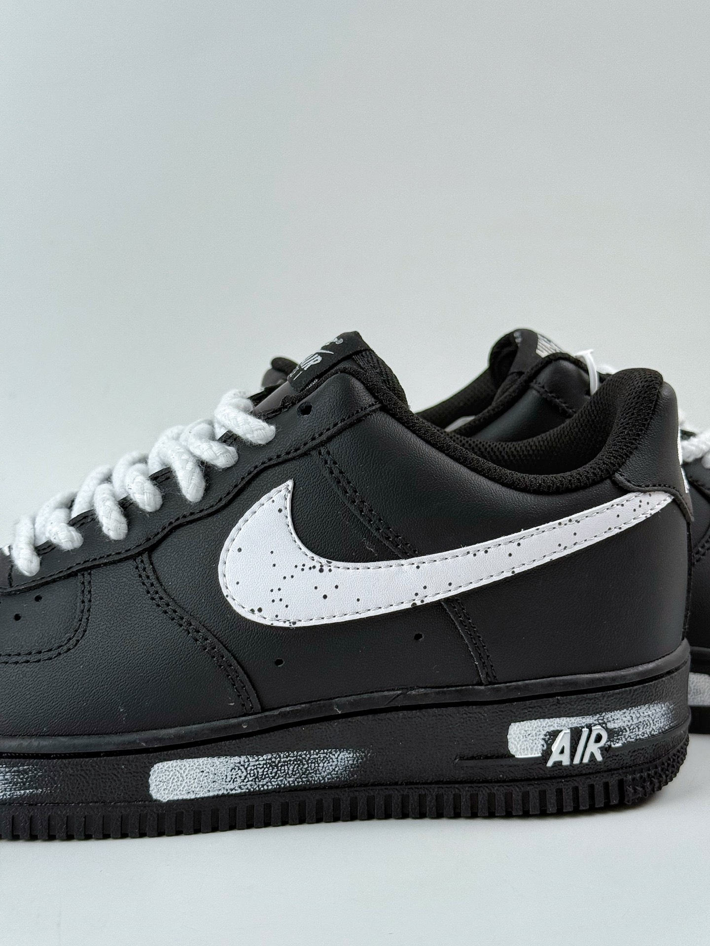 260 Nike Air Force 1 Low 07 暗影武士 泼墨礼袋 黑白 ZH0316-110