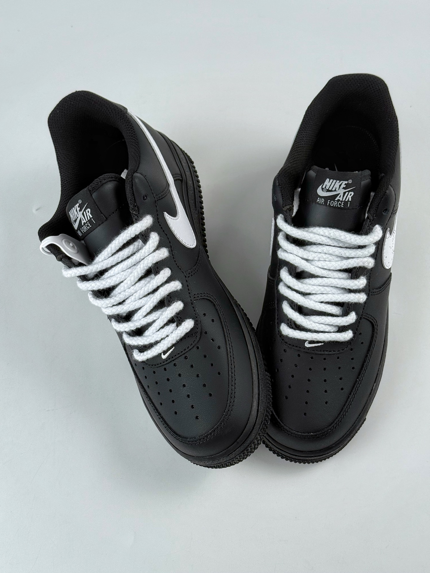 260 Nike Air Force 1 Low 07 暗影武士 泼墨礼袋 黑白 ZH0316-110