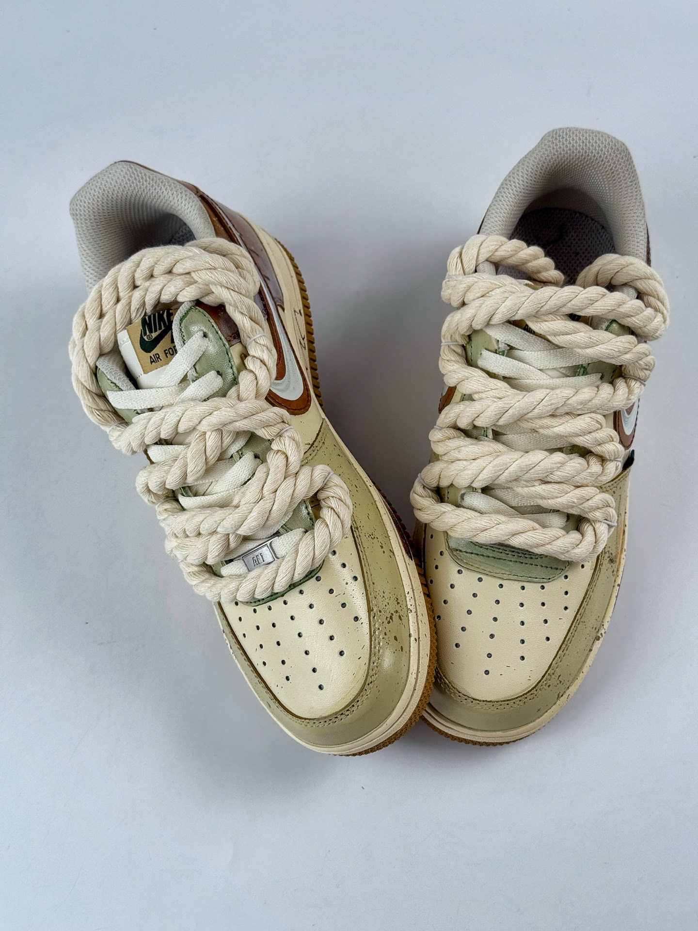 260 Nike Air Force 1 Low 07 绿棕小熊麻绳涂鸦 XL2321-666
