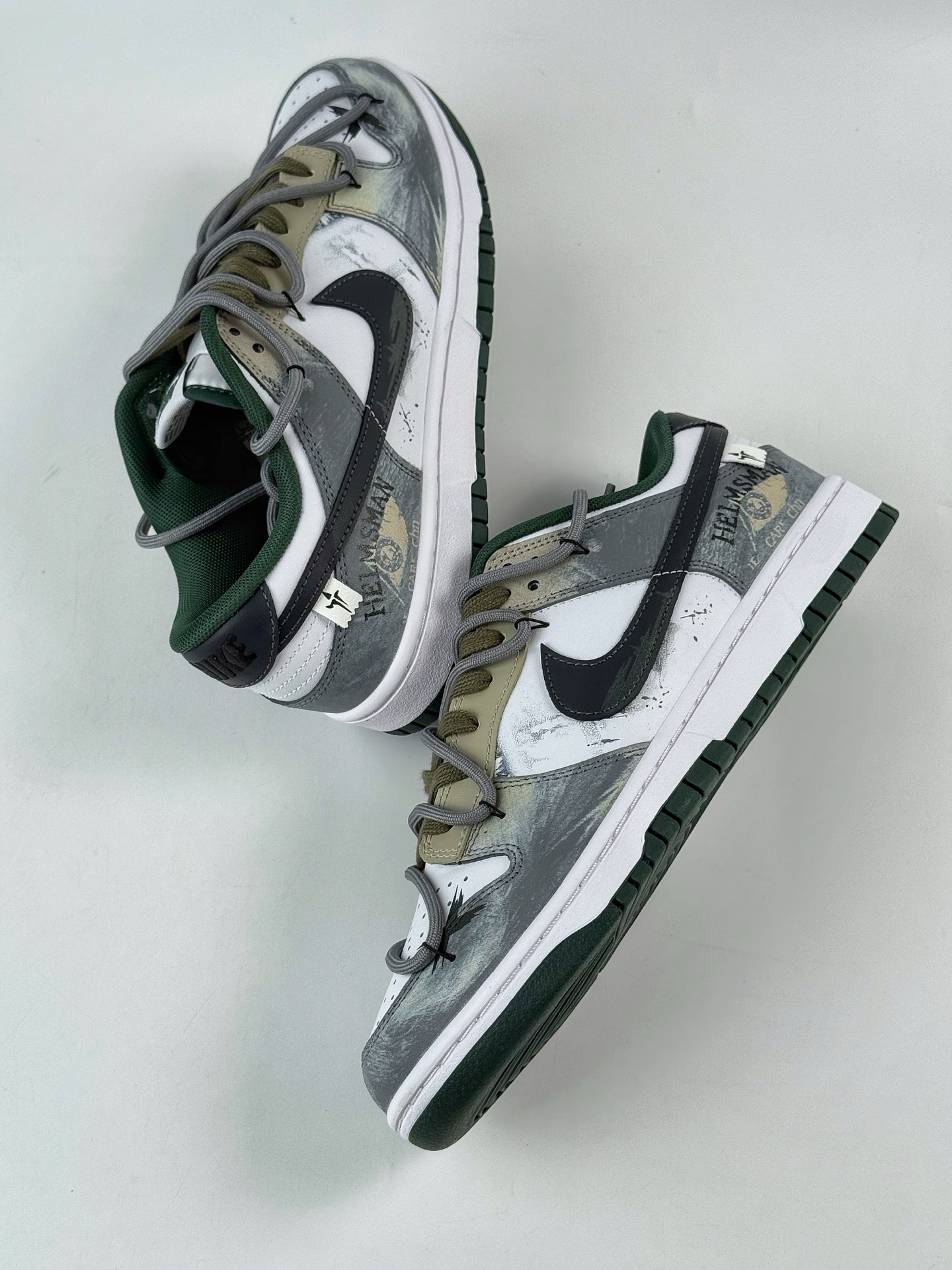 260 Nike SB Dunk Low 皮革 野兔 氧化车间 墨绿 DV0833-111