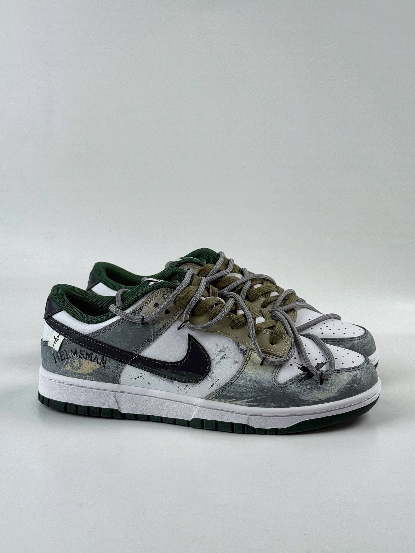 260 Nike SB Dunk Low 皮革 野兔 氧化车间 墨绿 DV0833-111