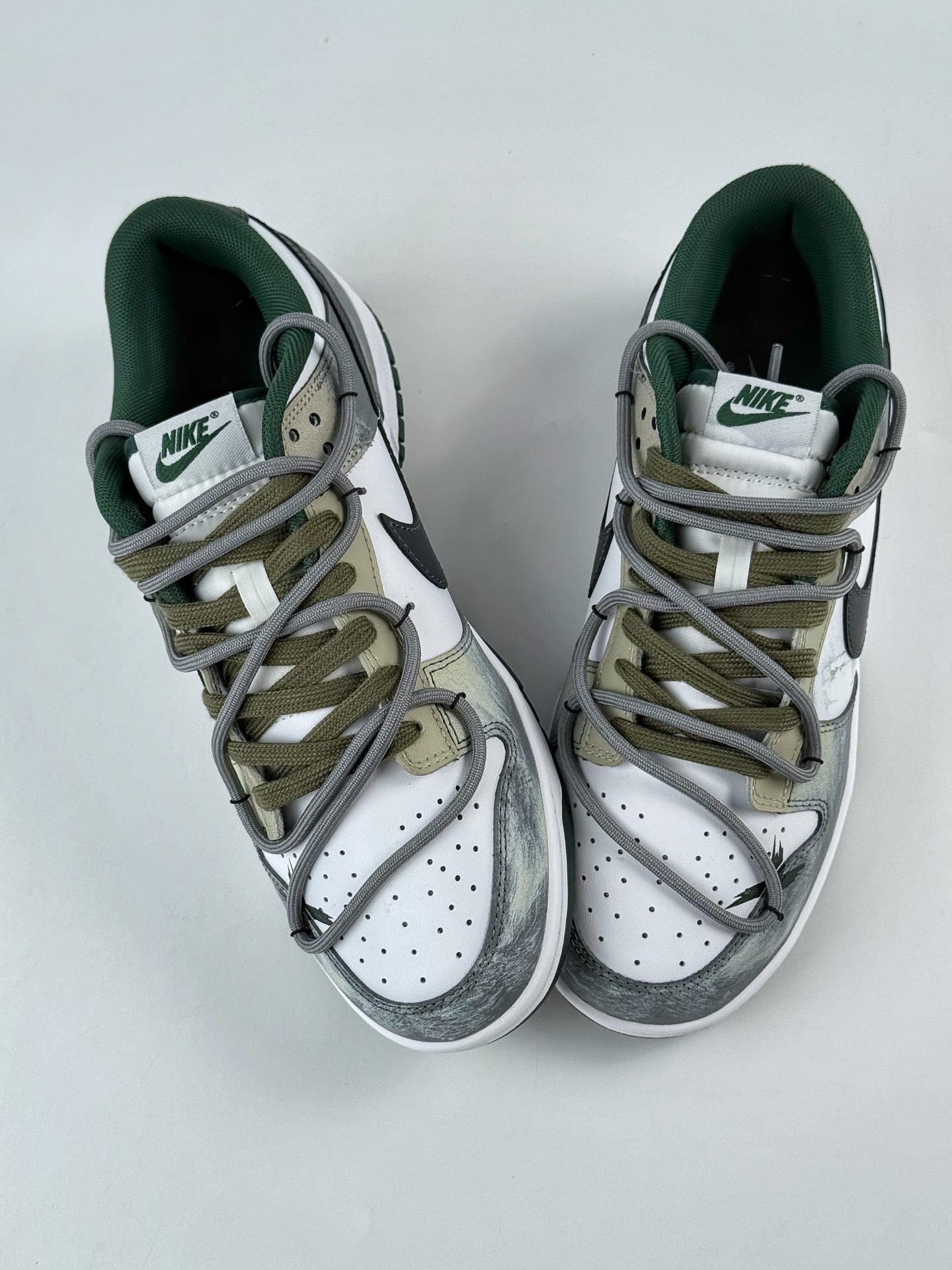 260 Nike SB Dunk Low 皮革 野兔 氧化车间 墨绿 DV0833-111