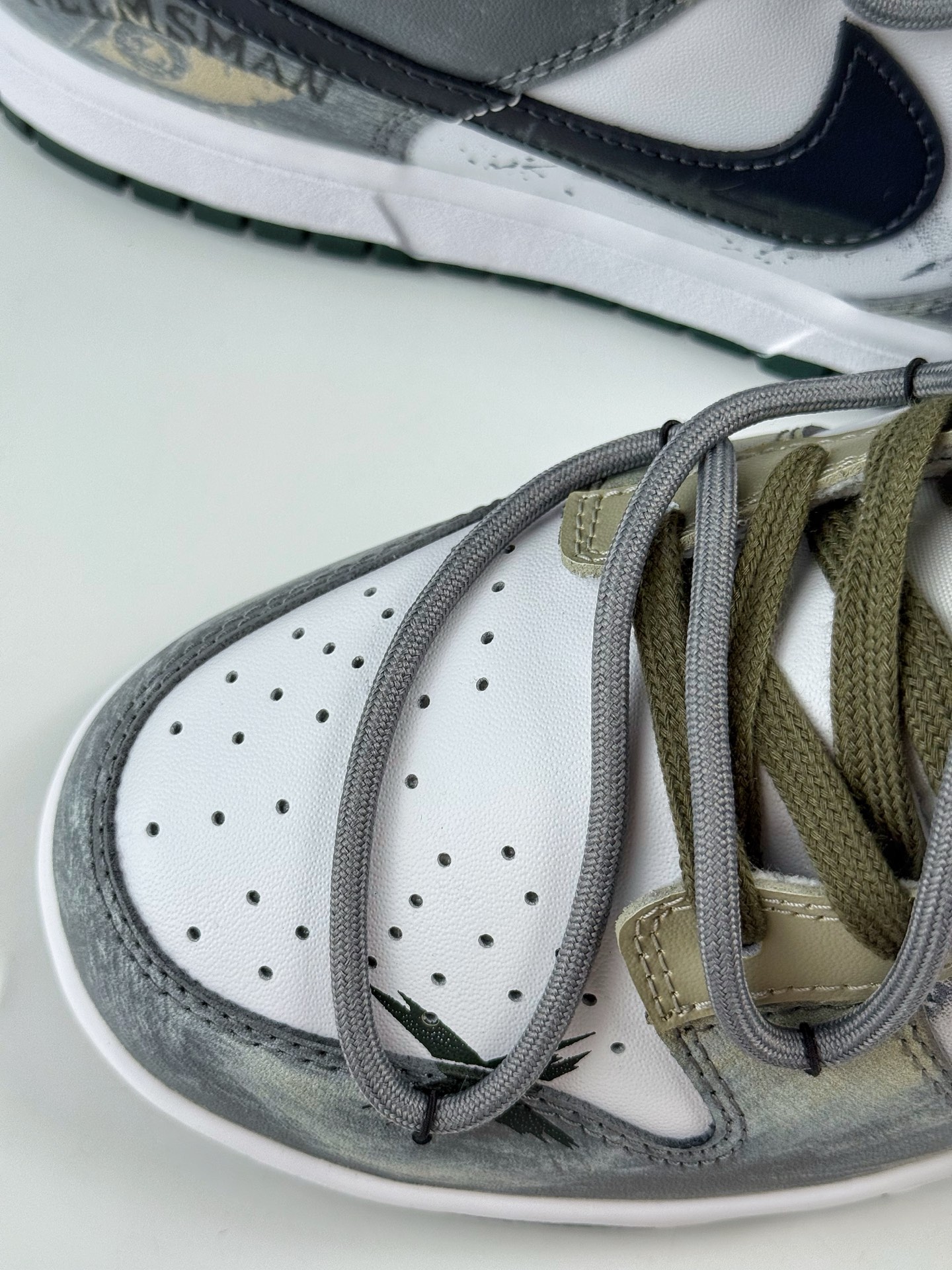 260 Nike SB Dunk Low 皮革 野兔 氧化车间 墨绿 DV0833-111