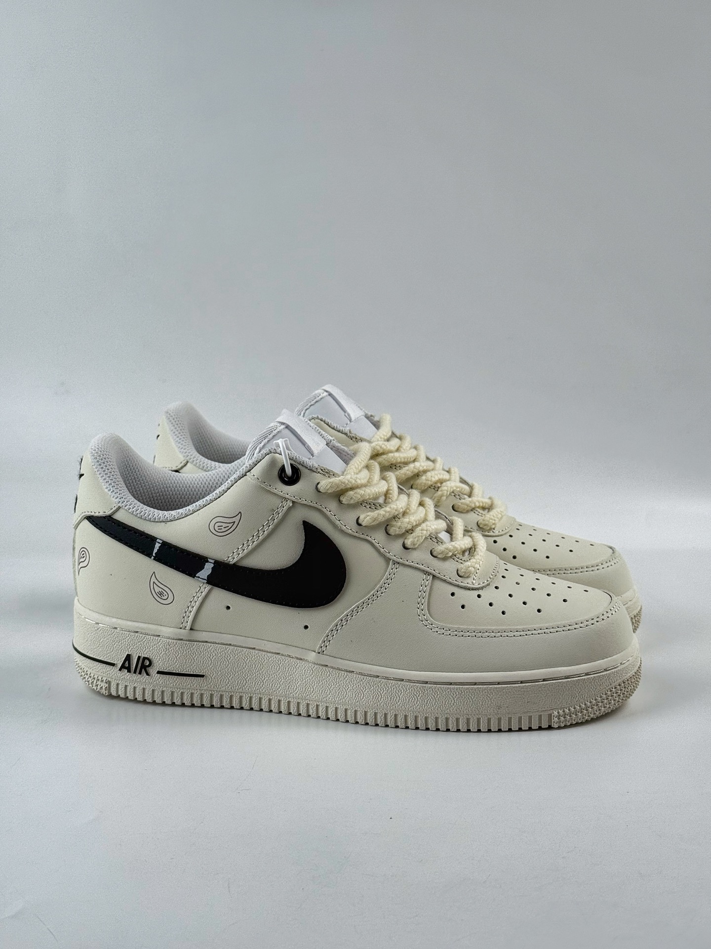 260 Nike Air Force 1 Low 07 佩斯利 皮革 WS 浸染涂鸦 米白 ZH0316-128
